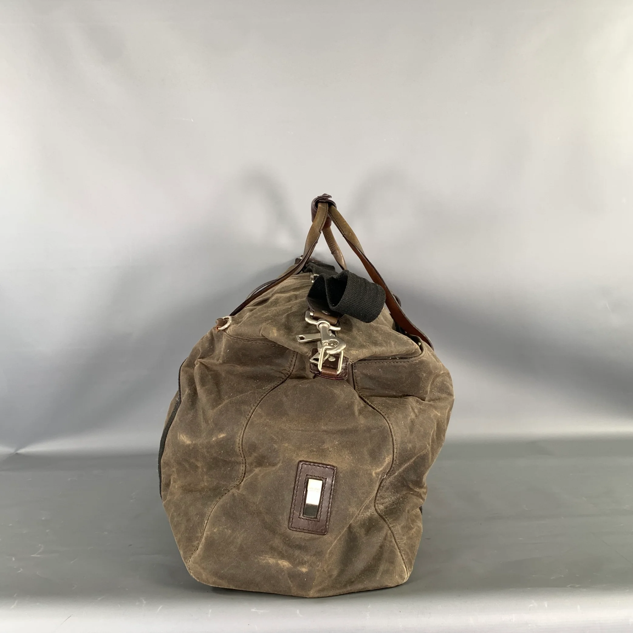 JACK SPADE Brown Black Mixed Fabrics Satchel Bags - Image 2