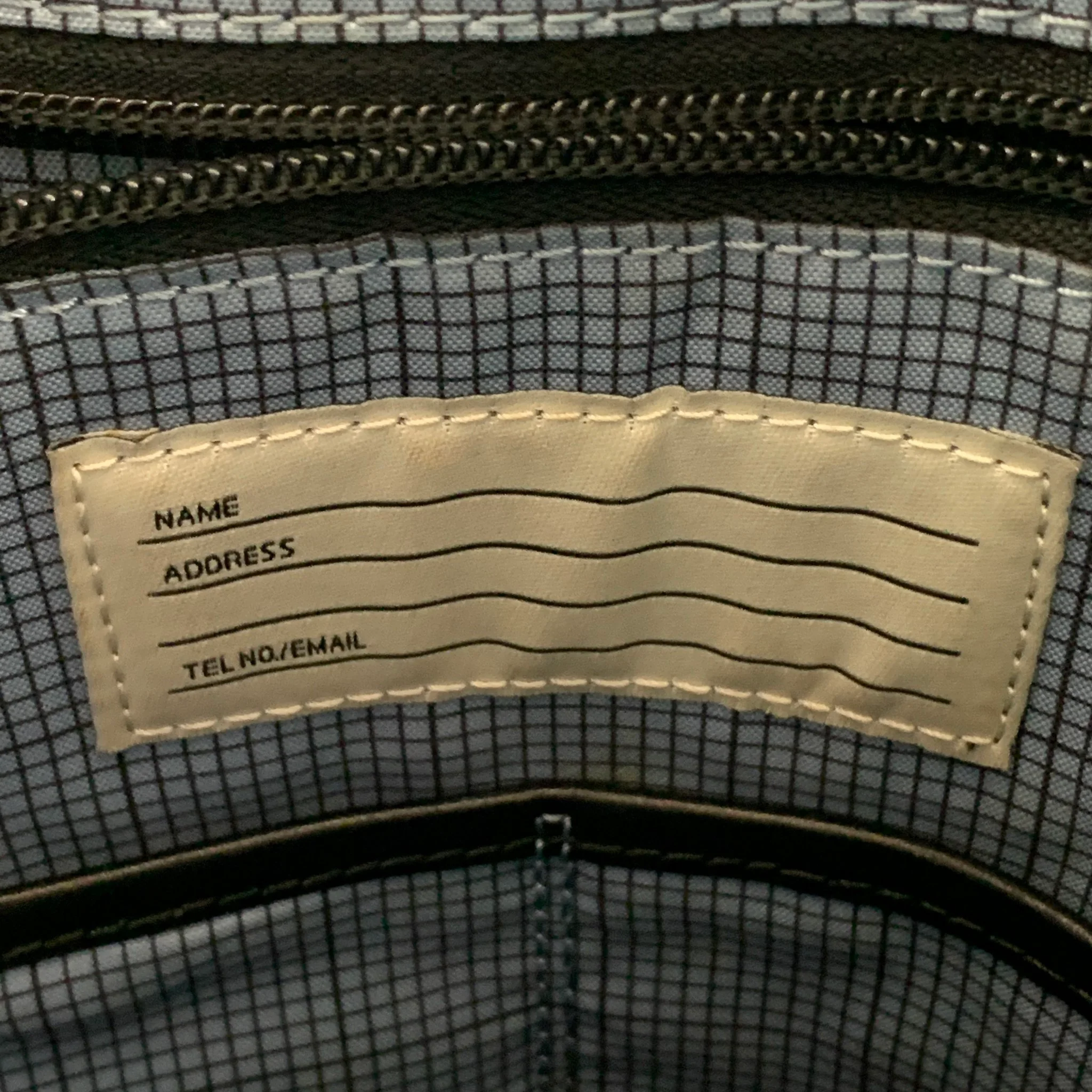 JACK SPADE Navy Black Canvas Backpack - Image 9