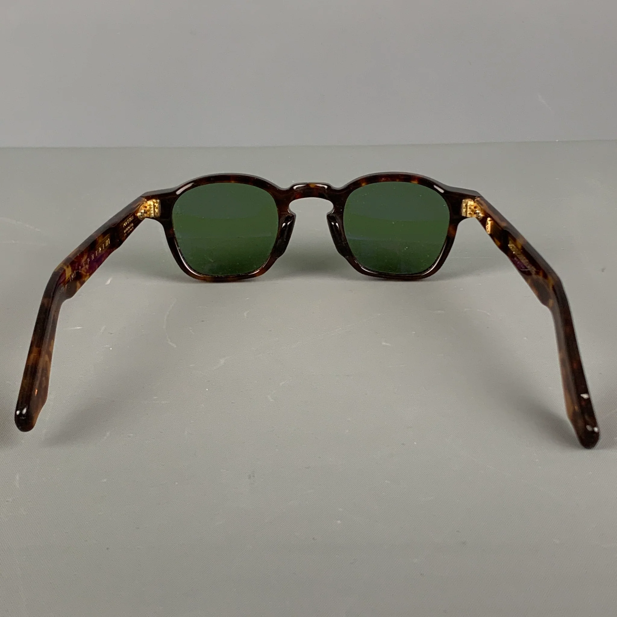 JACQUES MARIE MAGE Brown Tortoise Shell Acetate Sunglasses & Eyewear - Image 3