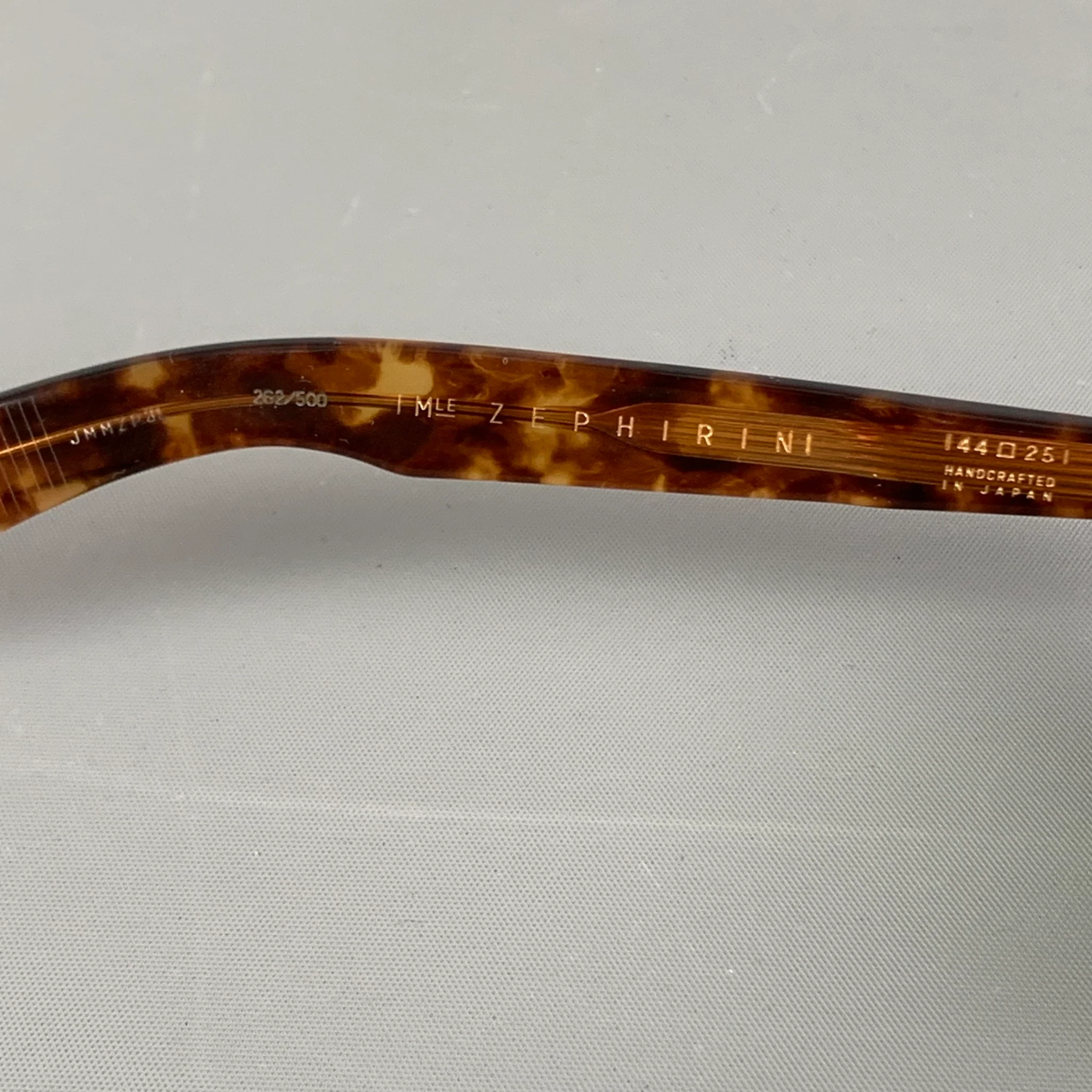JACQUES MARIE MAGE Brown Tortoise Shell Acetate Sunglasses & Eyewear - Image 6