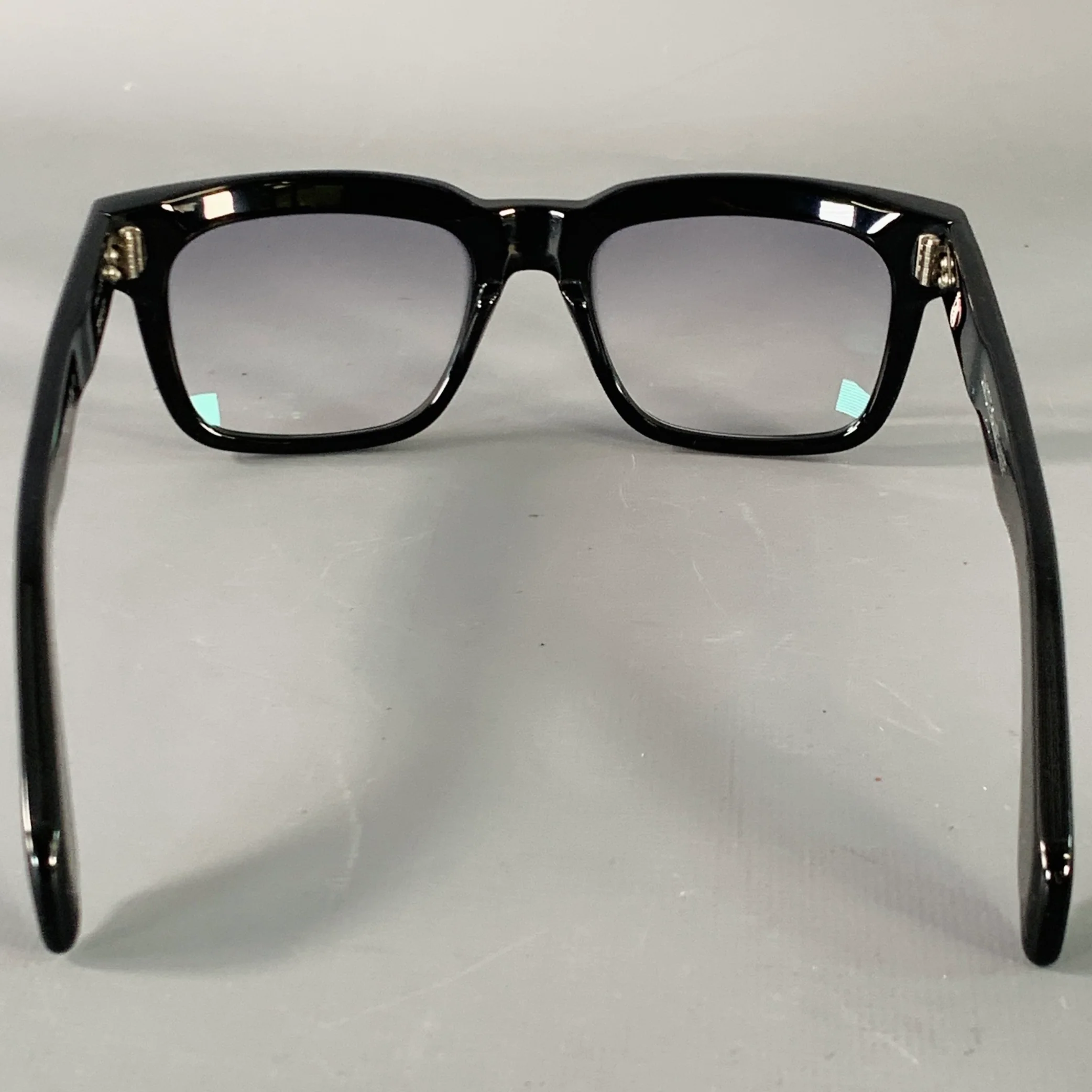 JACQUES MARIE MAGE Torino Black Matte Acetate Eyewear Frames - Image 3