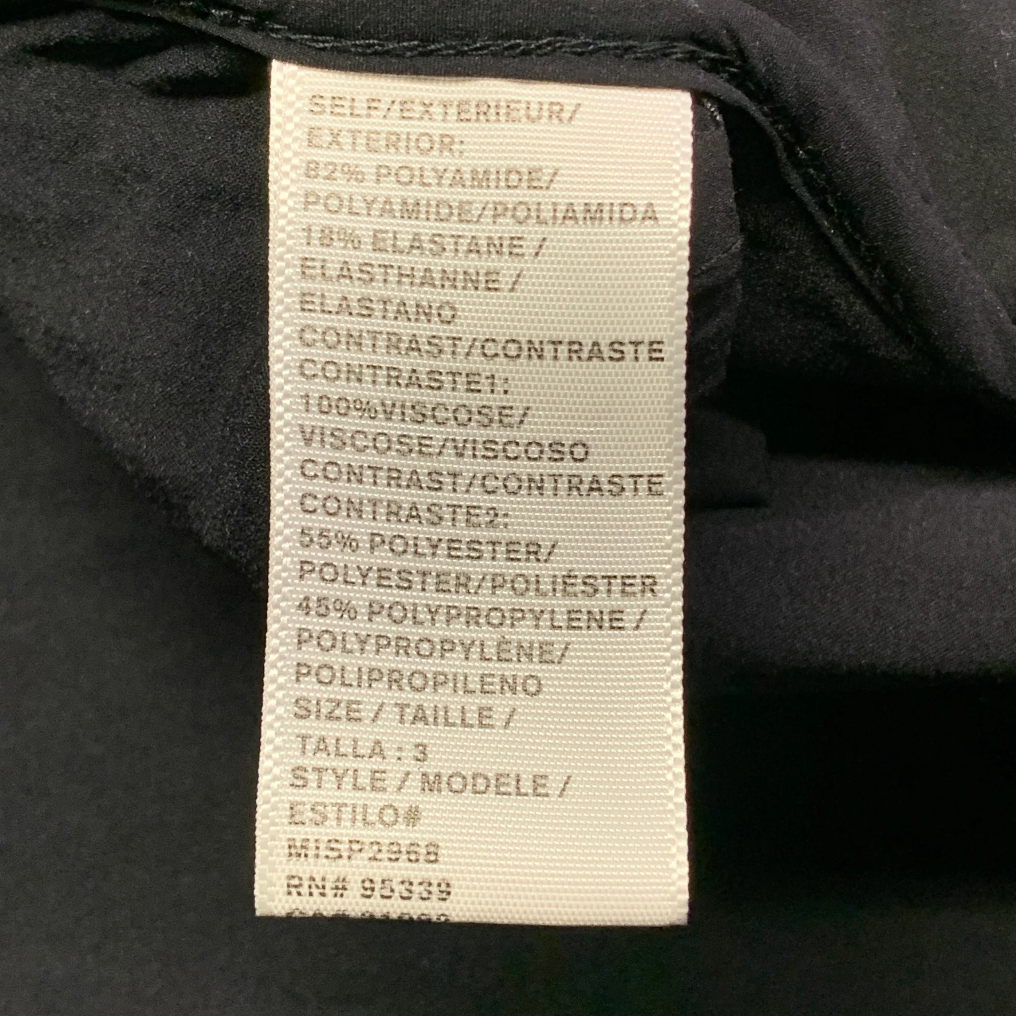 JAMES PERSE Size L Black Polyamide Blend Hooded Jacket - Image 6