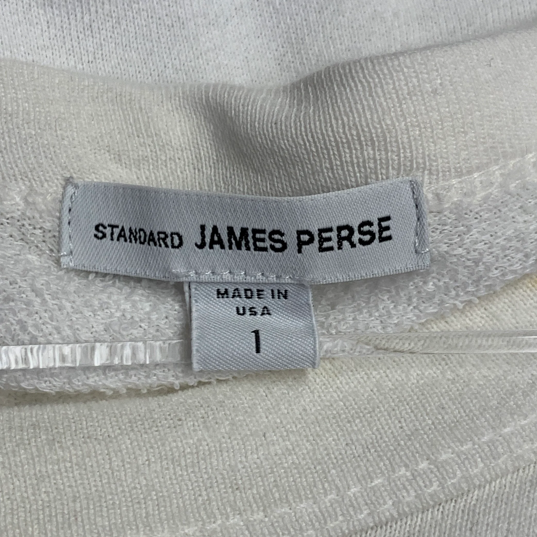 JAMES PERSE Size S White Cotton Crew Neck Sweatshirt - Image 8