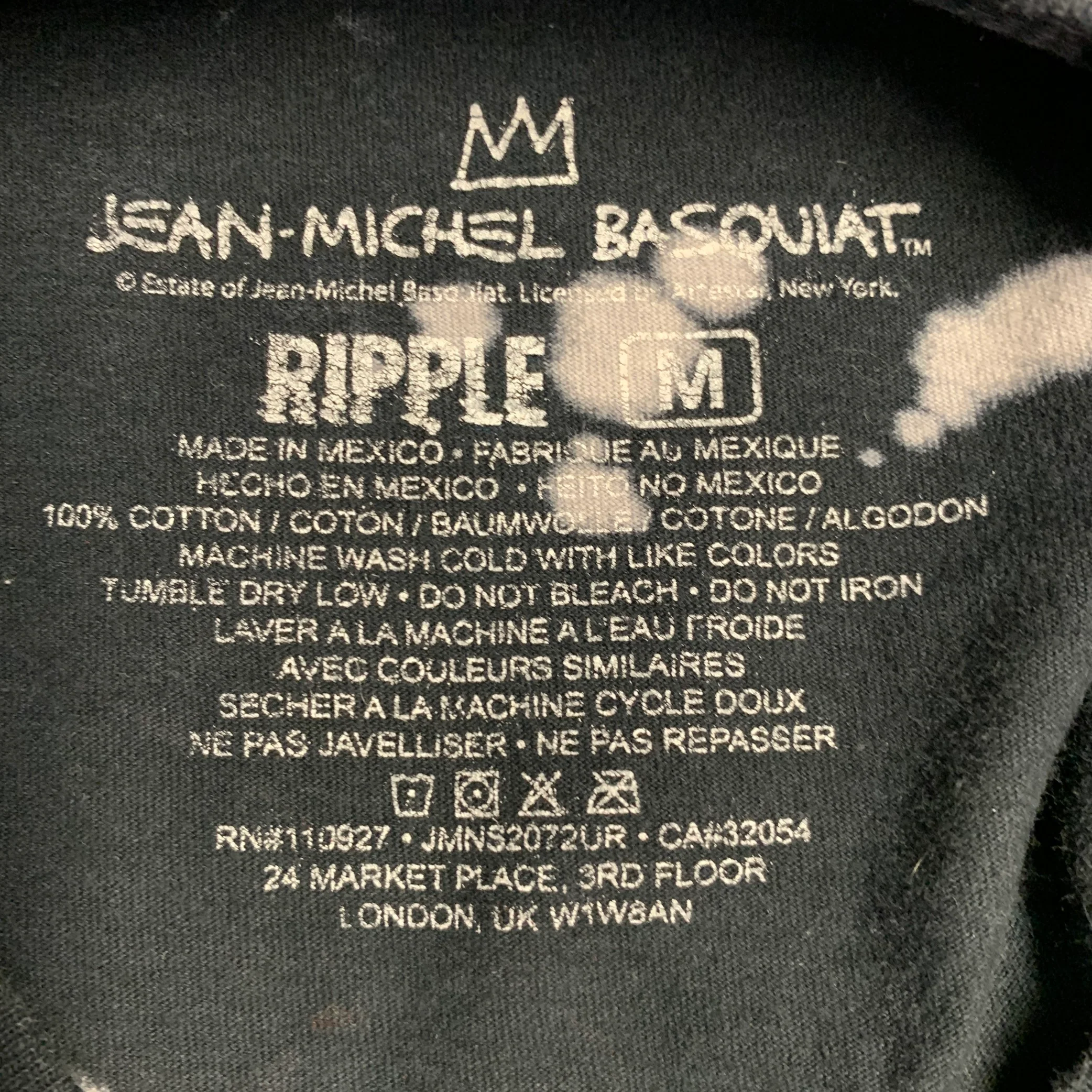 JEAN-MICHEL BASQUIAT Size M Multi Color Graphic Cotton Short Sleeve Crew Neck T-shirt - Image 10