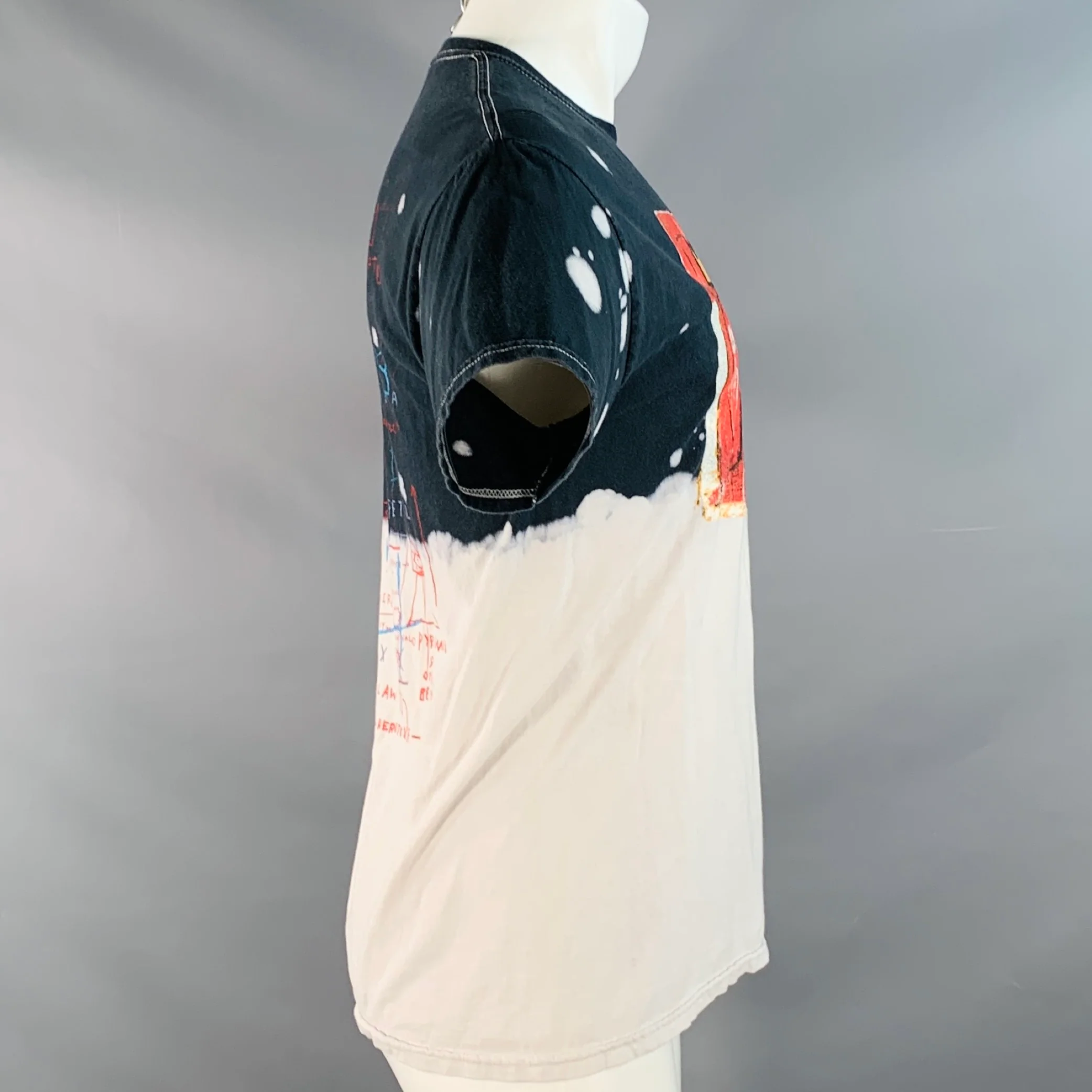 JEAN-MICHEL BASQUIAT Size M Multi Color Graphic Cotton Short Sleeve Crew Neck T-shirt - Image 3