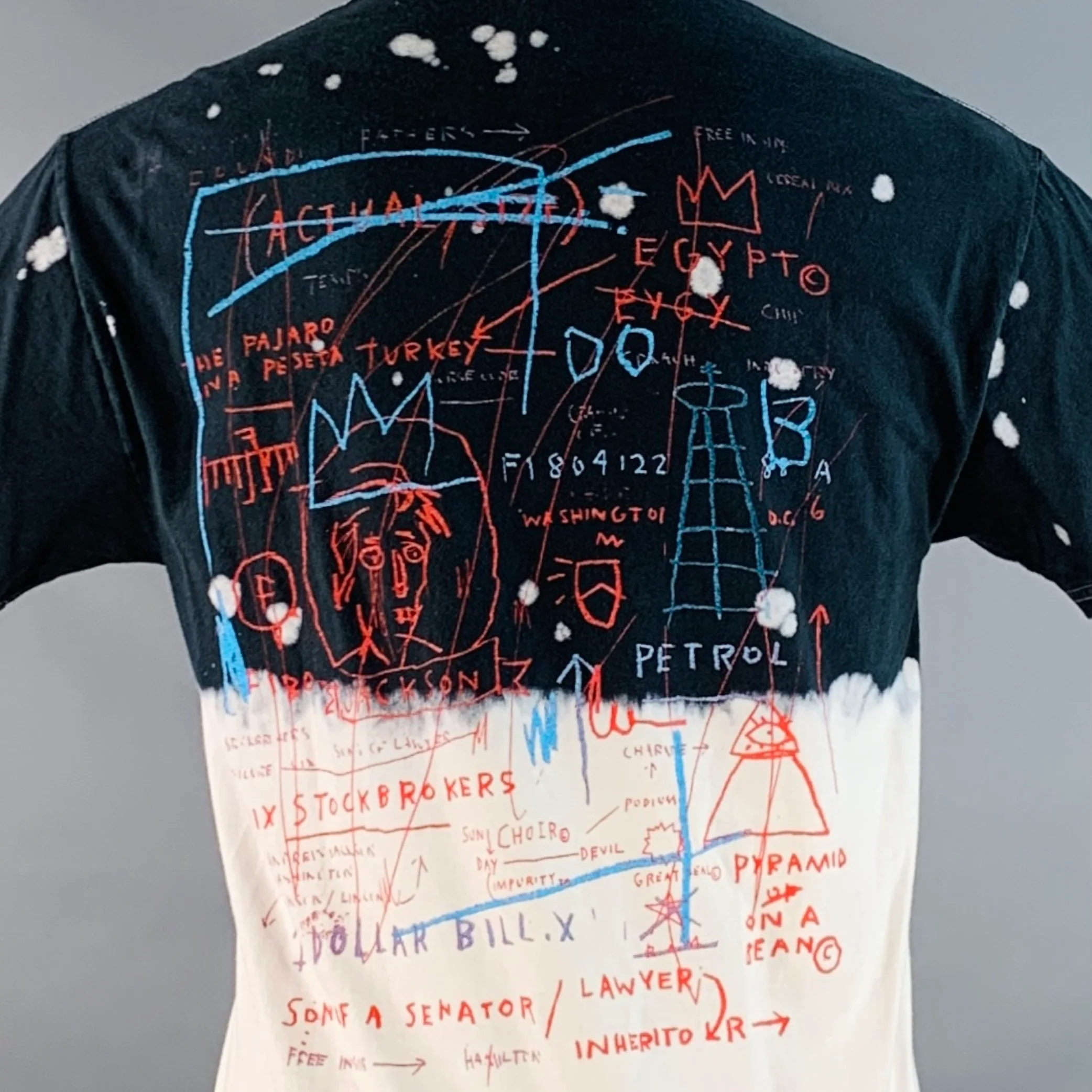 JEAN-MICHEL BASQUIAT Size M Multi Color Graphic Cotton Short Sleeve Crew Neck T-shirt - Image 5
