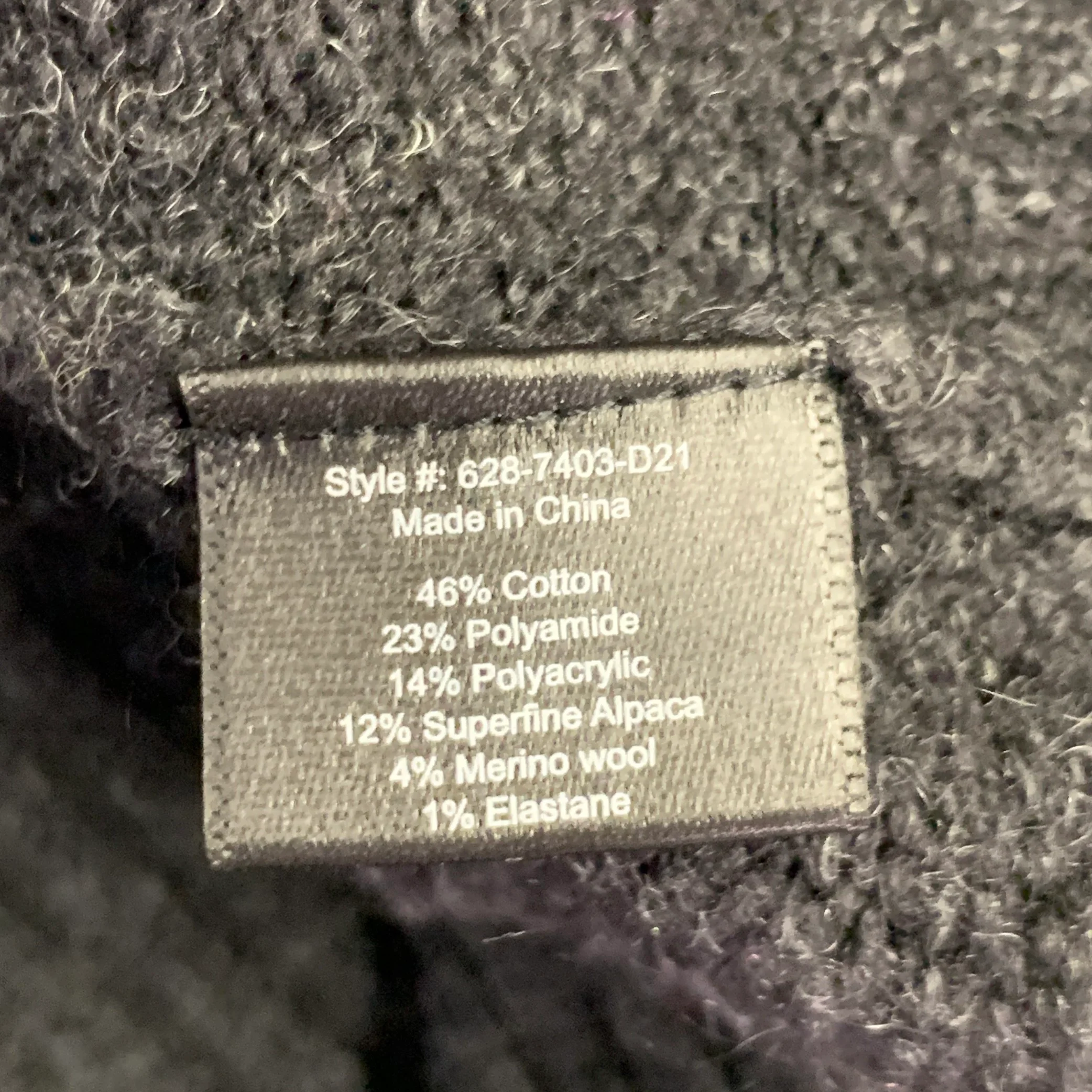 JENNI KAYNE Size XS Grey Cotton Blend Crew Neck Sweater - Image 5