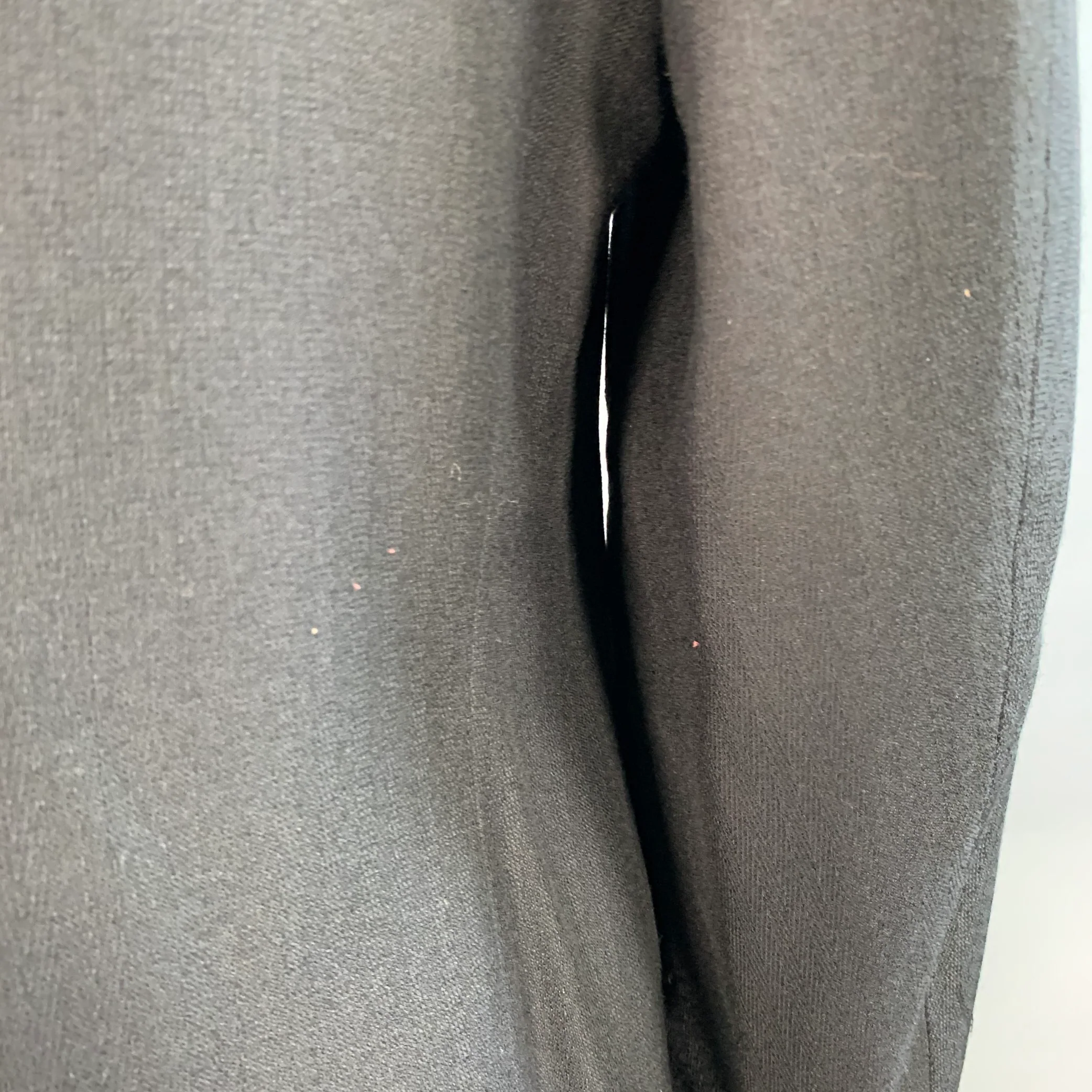 JHANE BARNES Size 44 Long Black Pleated Shawl Lapel Tuxedo - Image 8