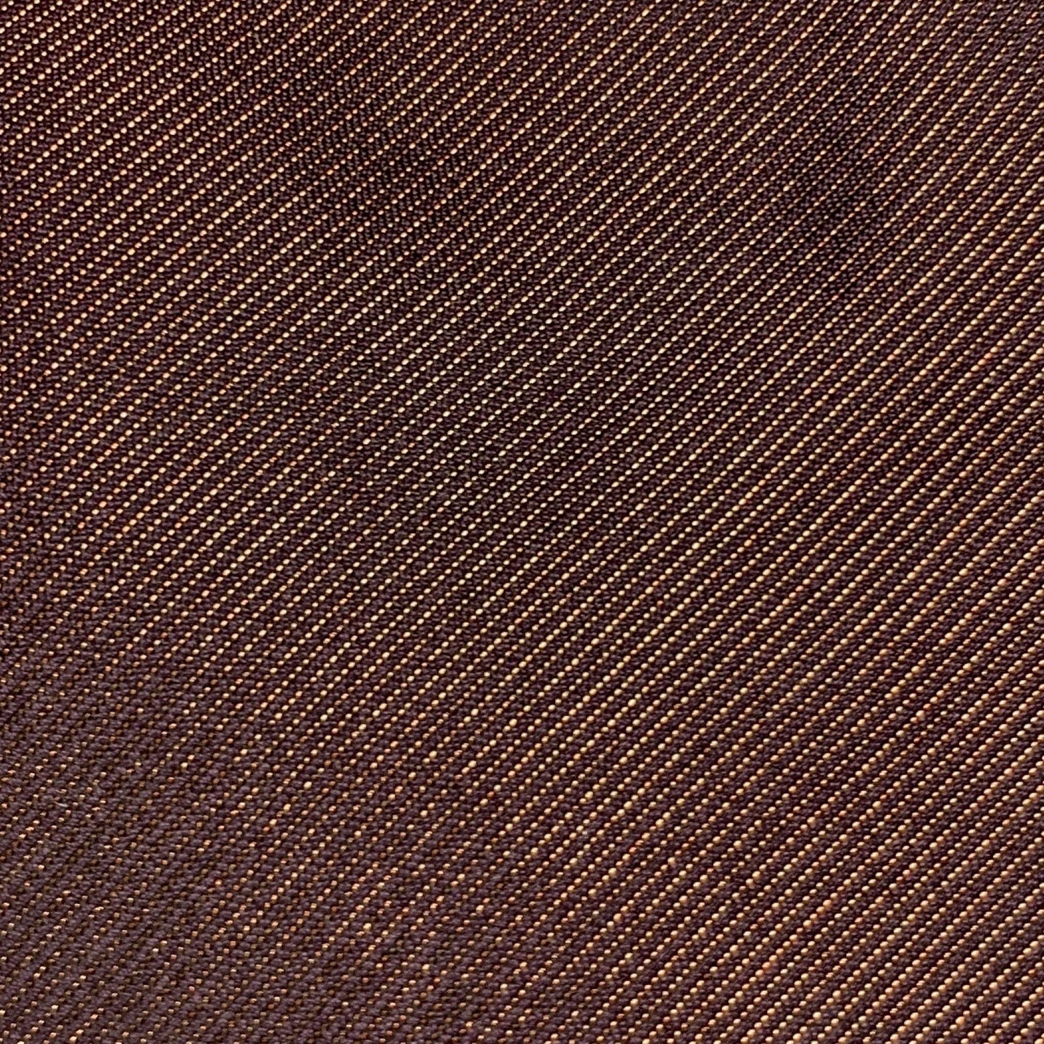 JIL SANDER Gold Purple Silk Metal Tie - Image 3