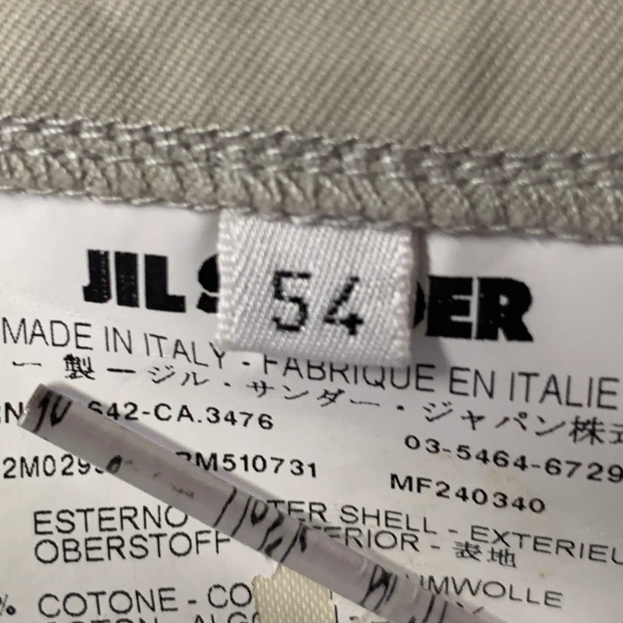 JIL SANDER Size 38 Khaki Cotton Flat Front Casual Pants - Image 7