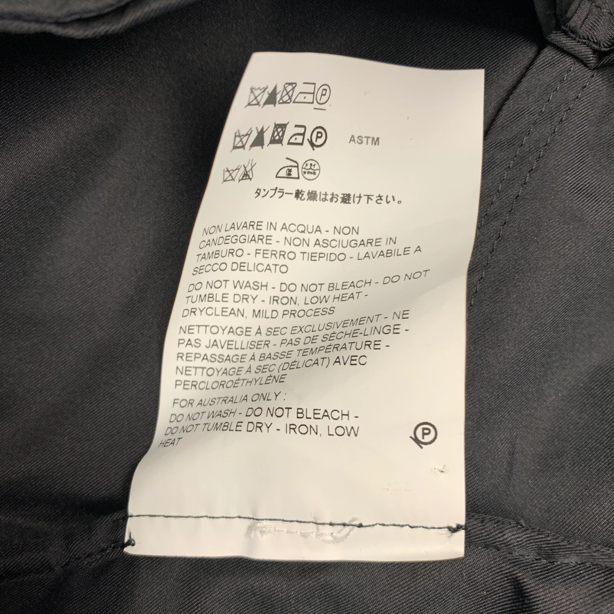 JIL SANDER Size 4 Black Polyester Silk Open Front Coat - Image 6