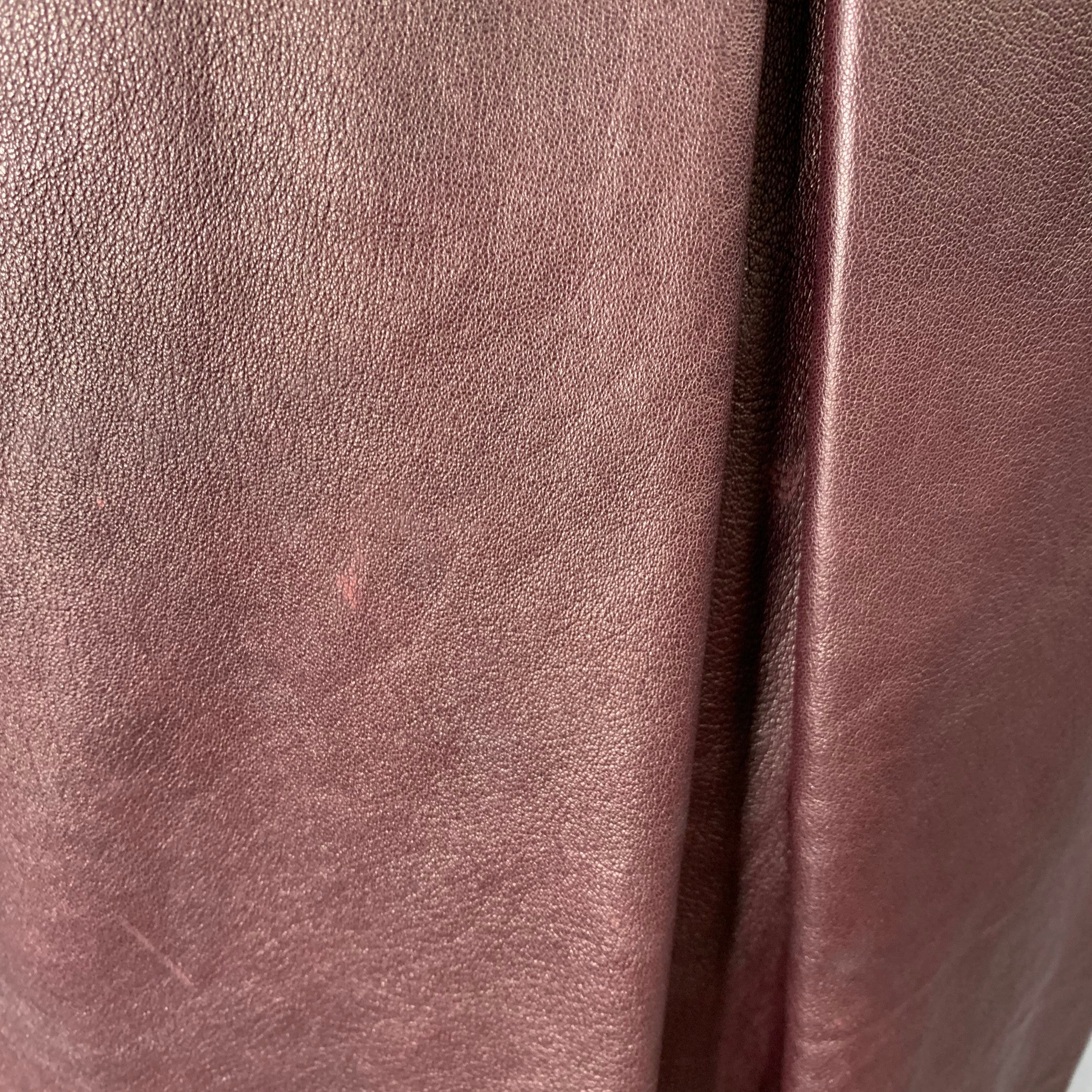 JIL SANDER Size 44 Brown Leather Double Breasted Trench Coat - Image 4