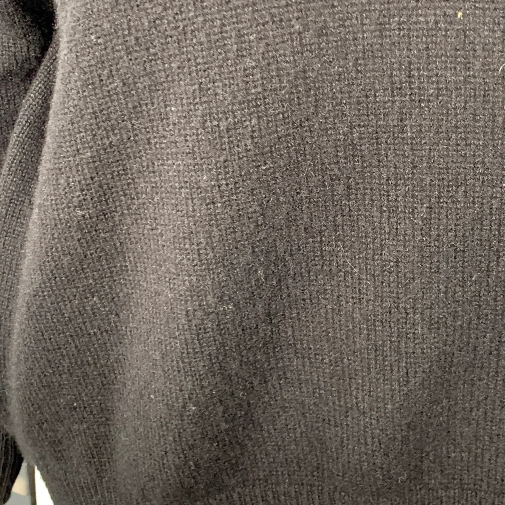 JIL SANDER Size XL Black Cashmere Crew Neck Sweater - Image 5