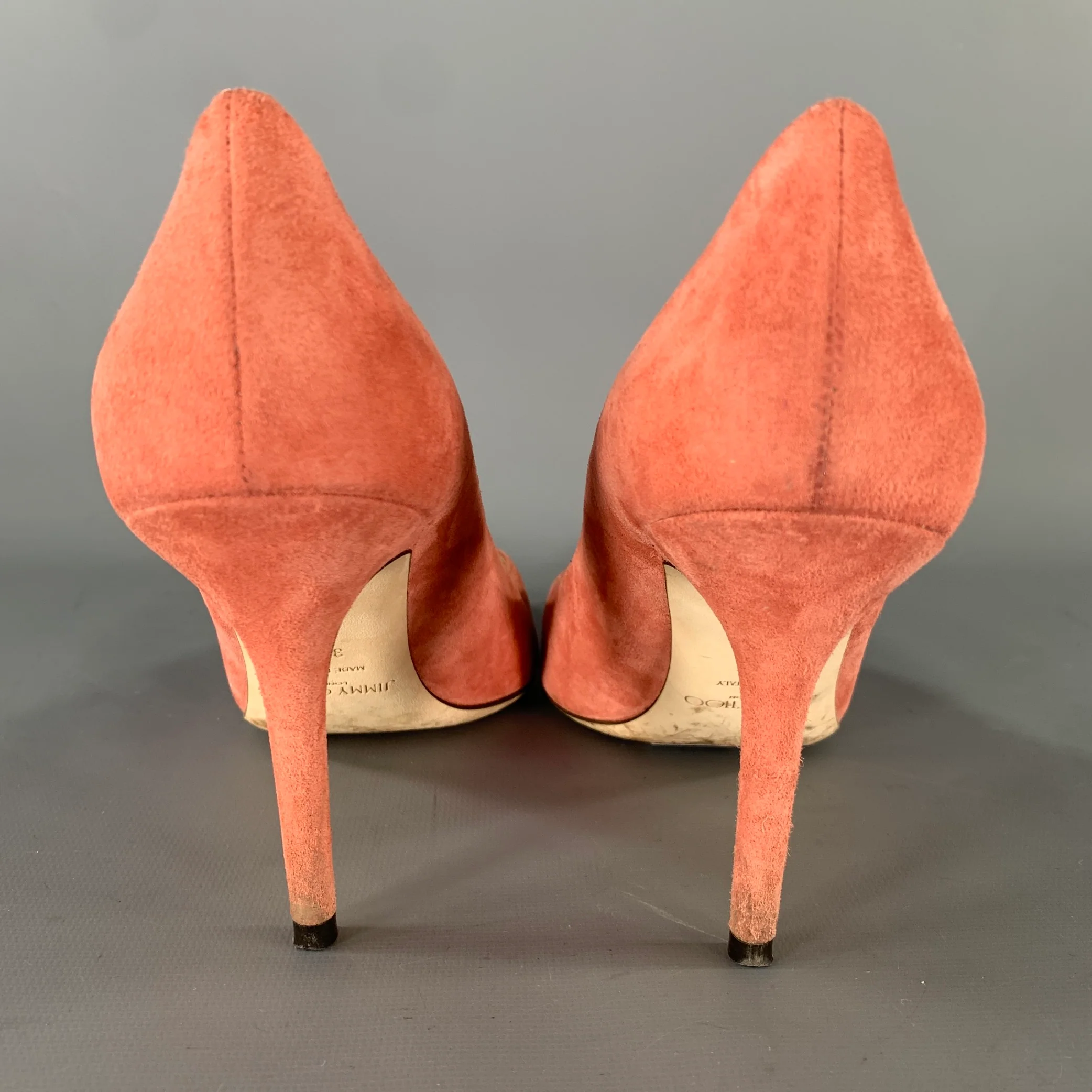 JIMMY CHOO Size 9 Pink Suede J000141547395 Suede Pumps - Image 3