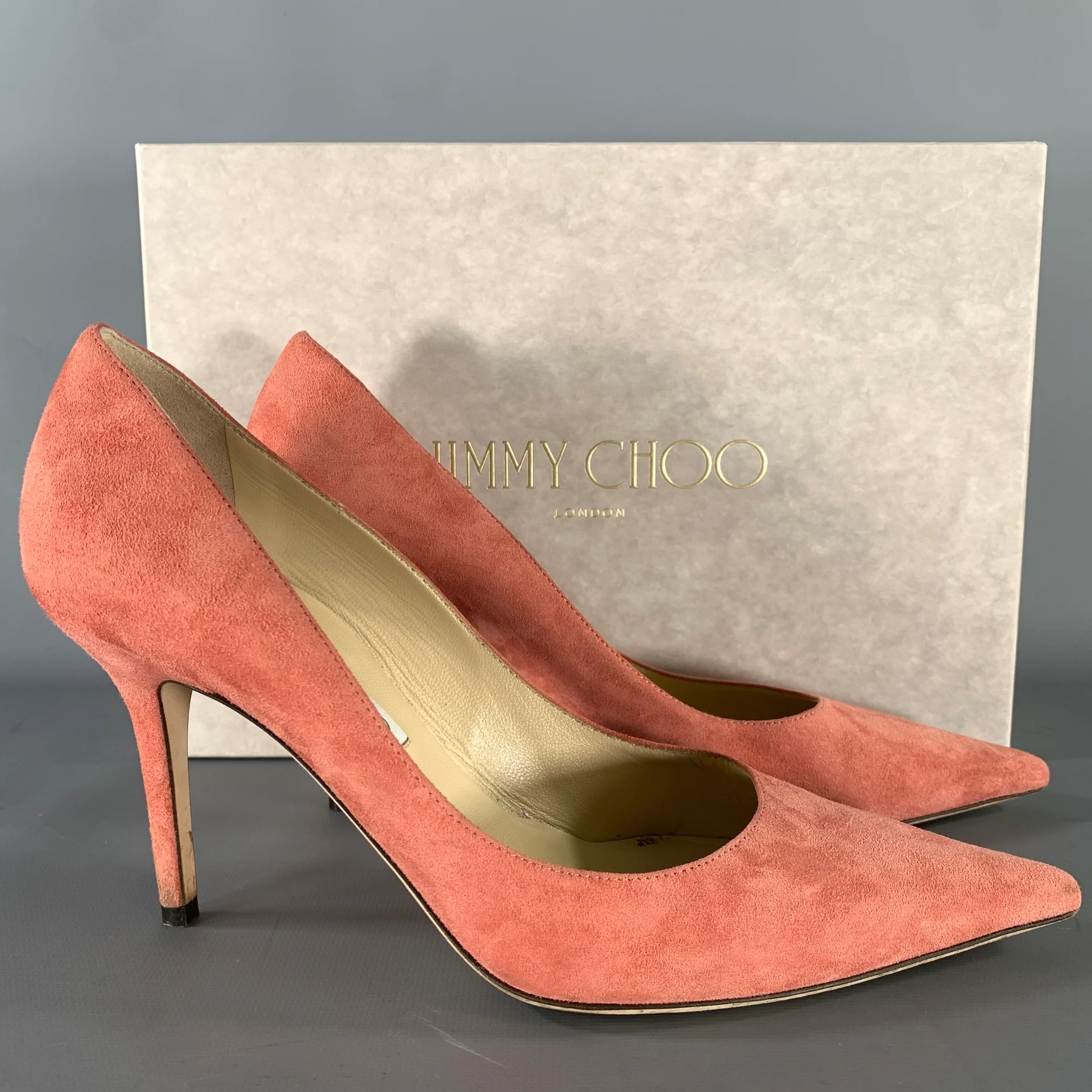 JIMMY CHOO Size 9 Pink Suede J000141547395 Suede Pumps - Image 9