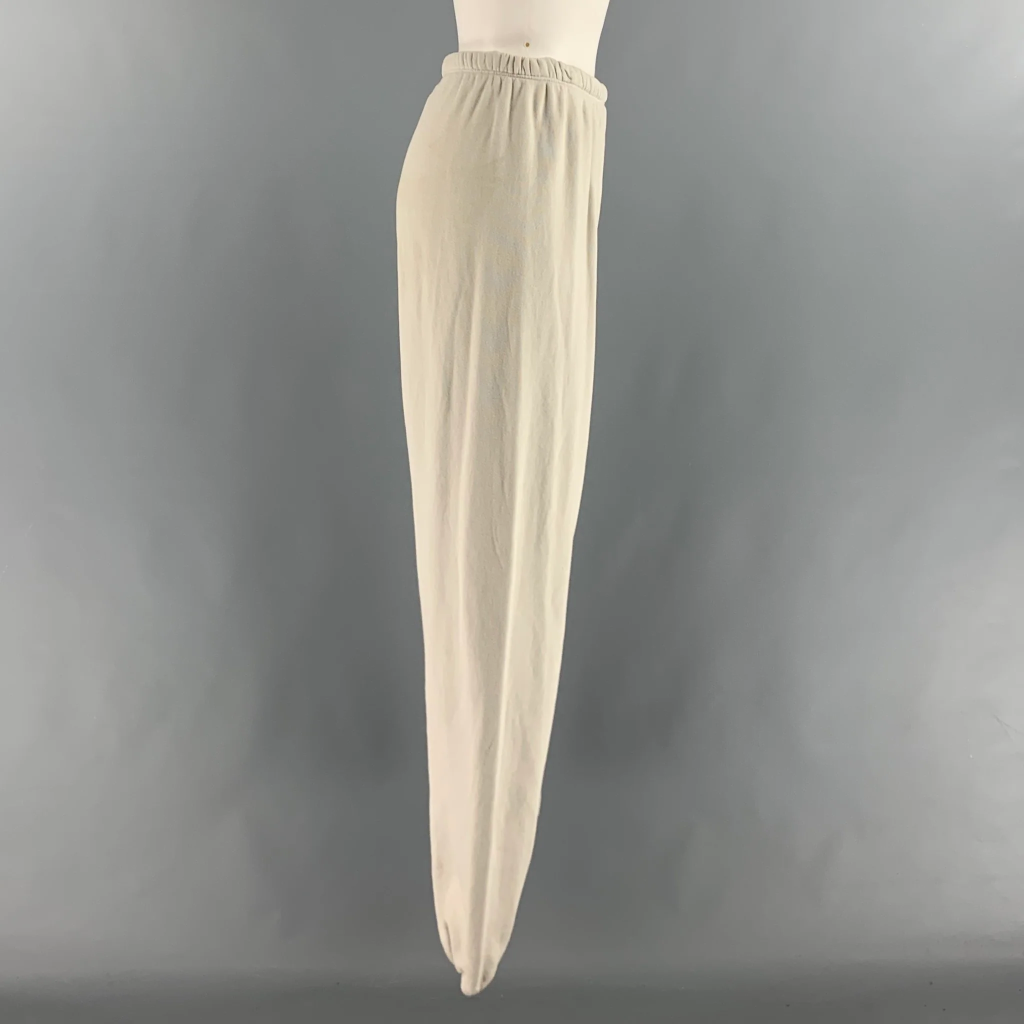 JOAH BROWN Size XS/S Off White Cotton Sweatpants Casual Pants - Image 2