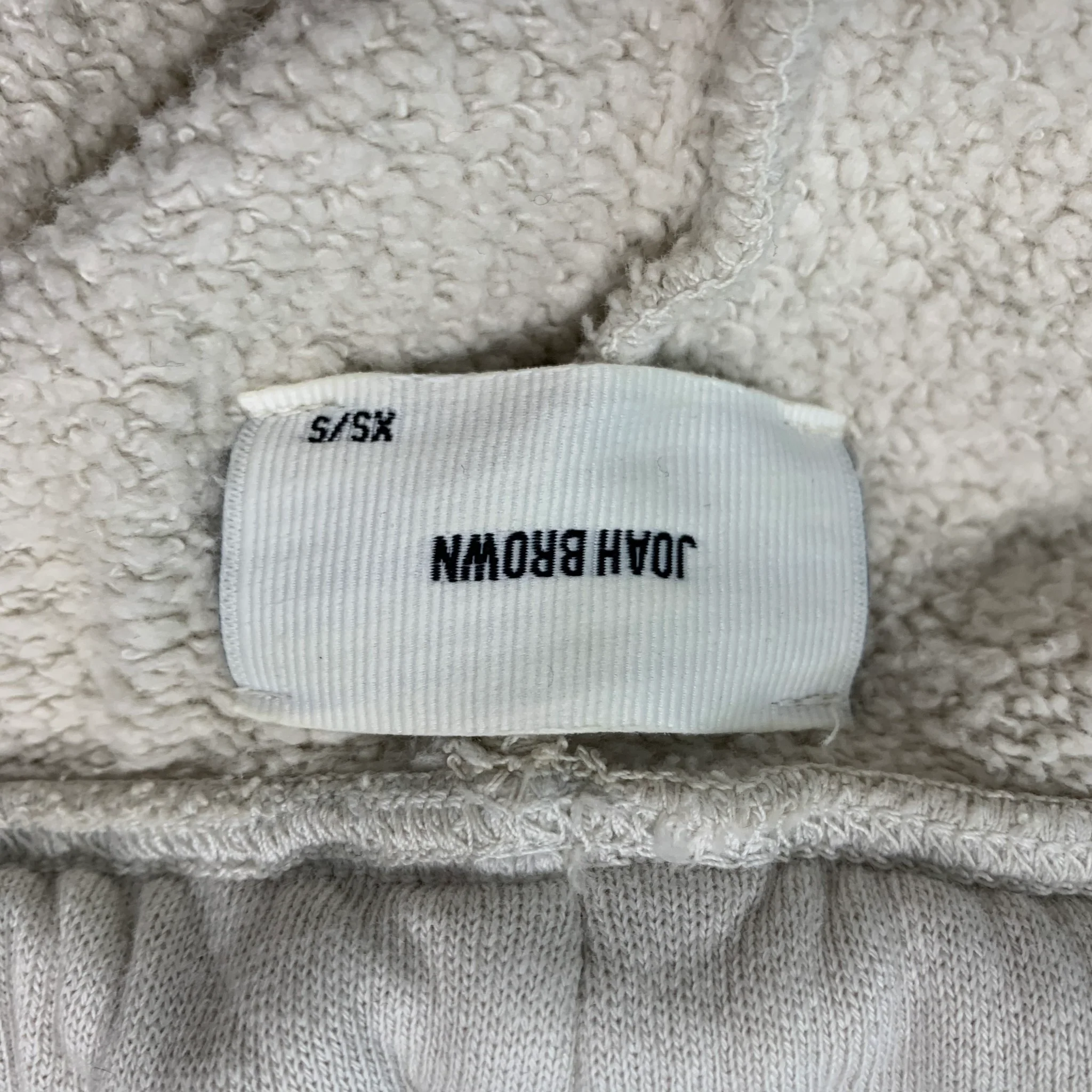 JOAH BROWN Size XS/S Off White Cotton Sweatpants Casual Pants - Image 4