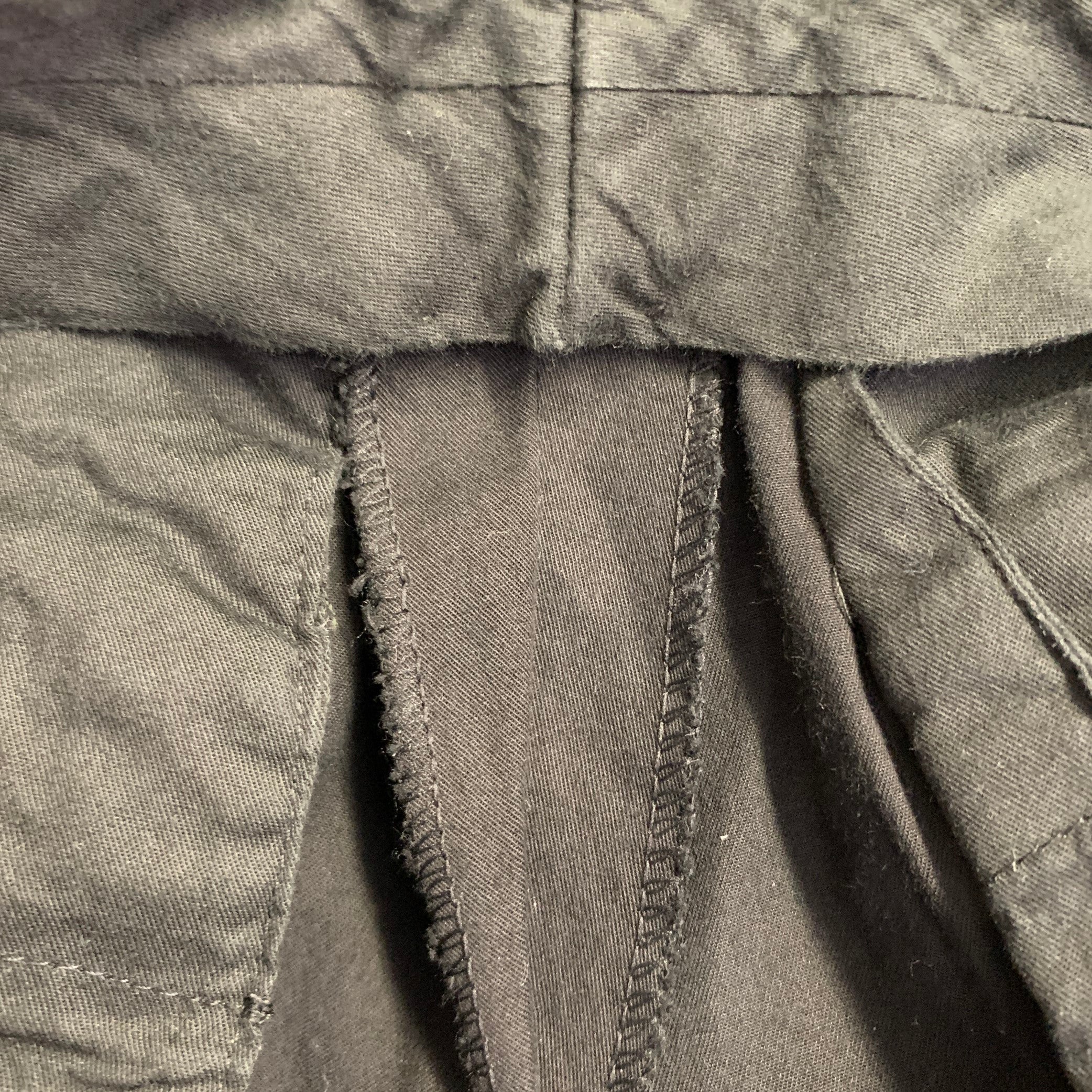 JOHN BARTLETT Size 30 Black Cotton Blend Belted Harness Casual Pants - Image 7