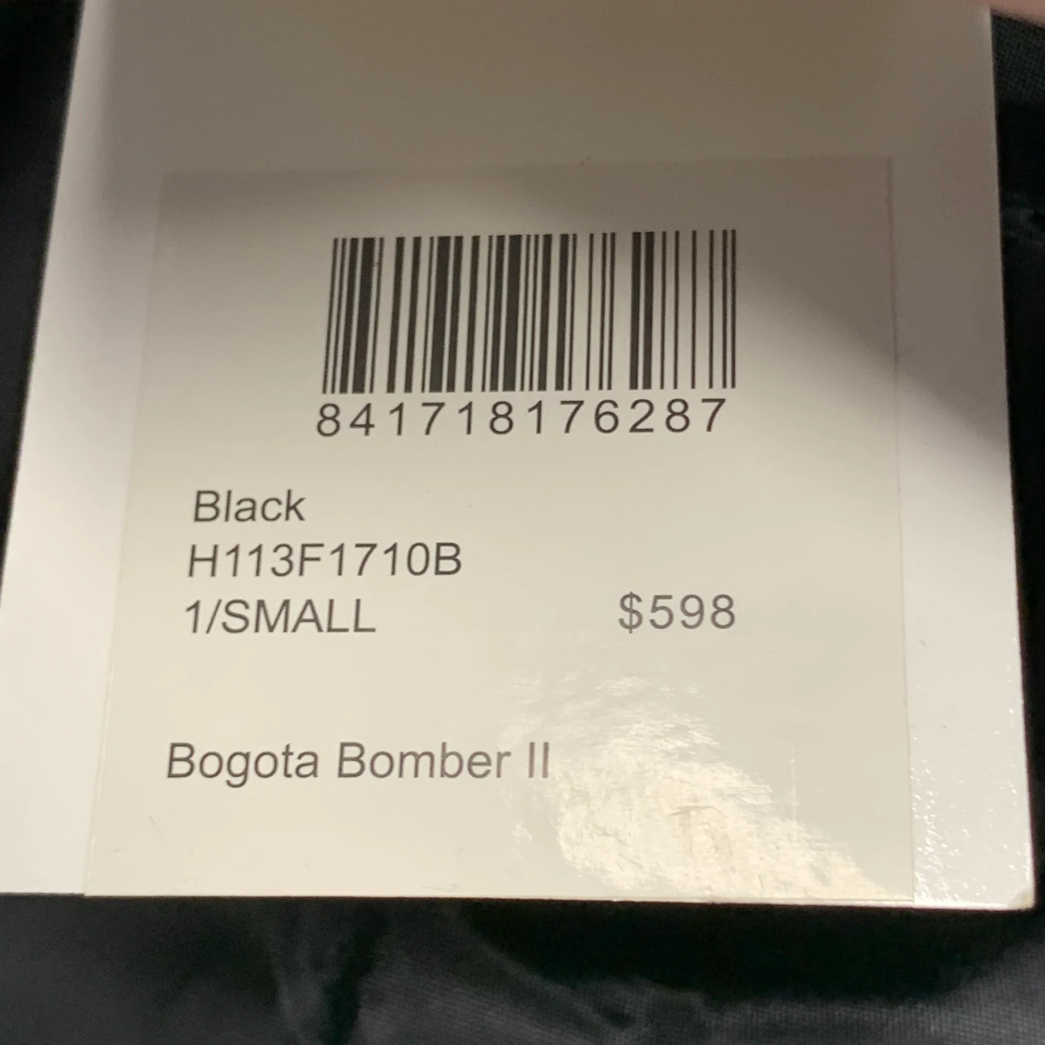 JOHN ELLIOTT Bogota II Size S Black Nylon Zip Up Bomber Jacket - Image 5