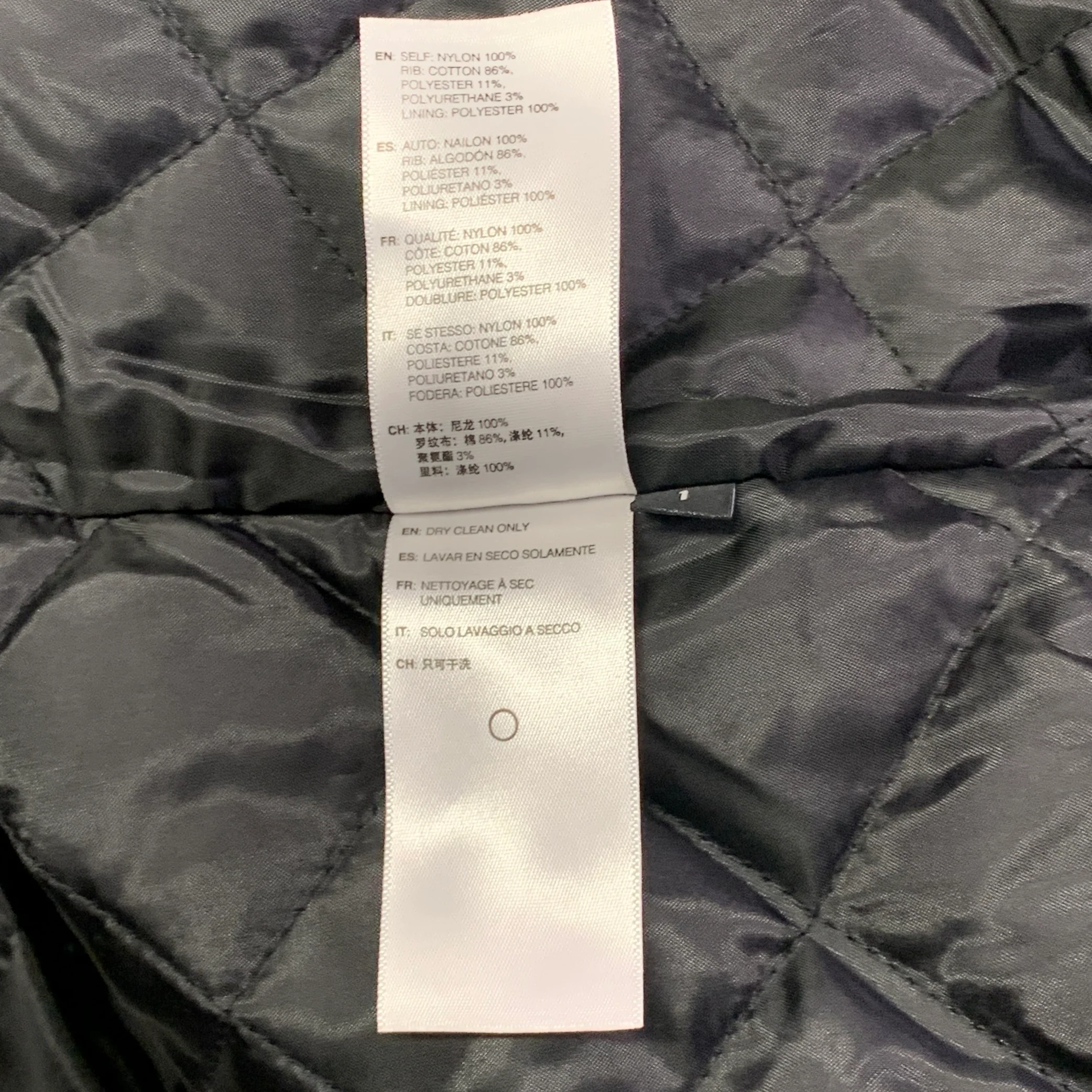 JOHN ELLIOTT Bogota II Size S Black Nylon Zip Up Bomber Jacket - Image 7