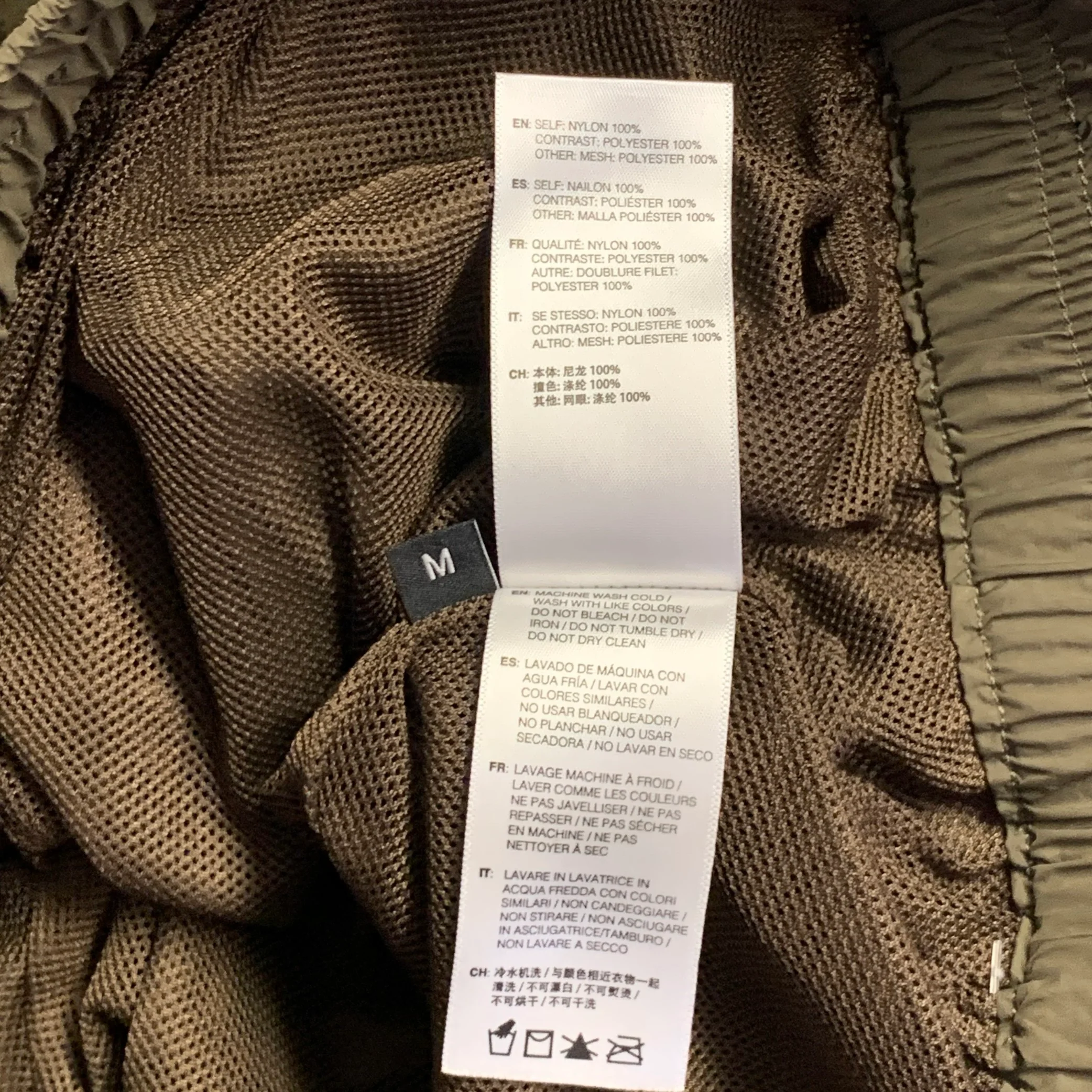 JOHN ELLIOTT Size 30 Olive Green Nylon Drawstring Casual Pants - Image 6
