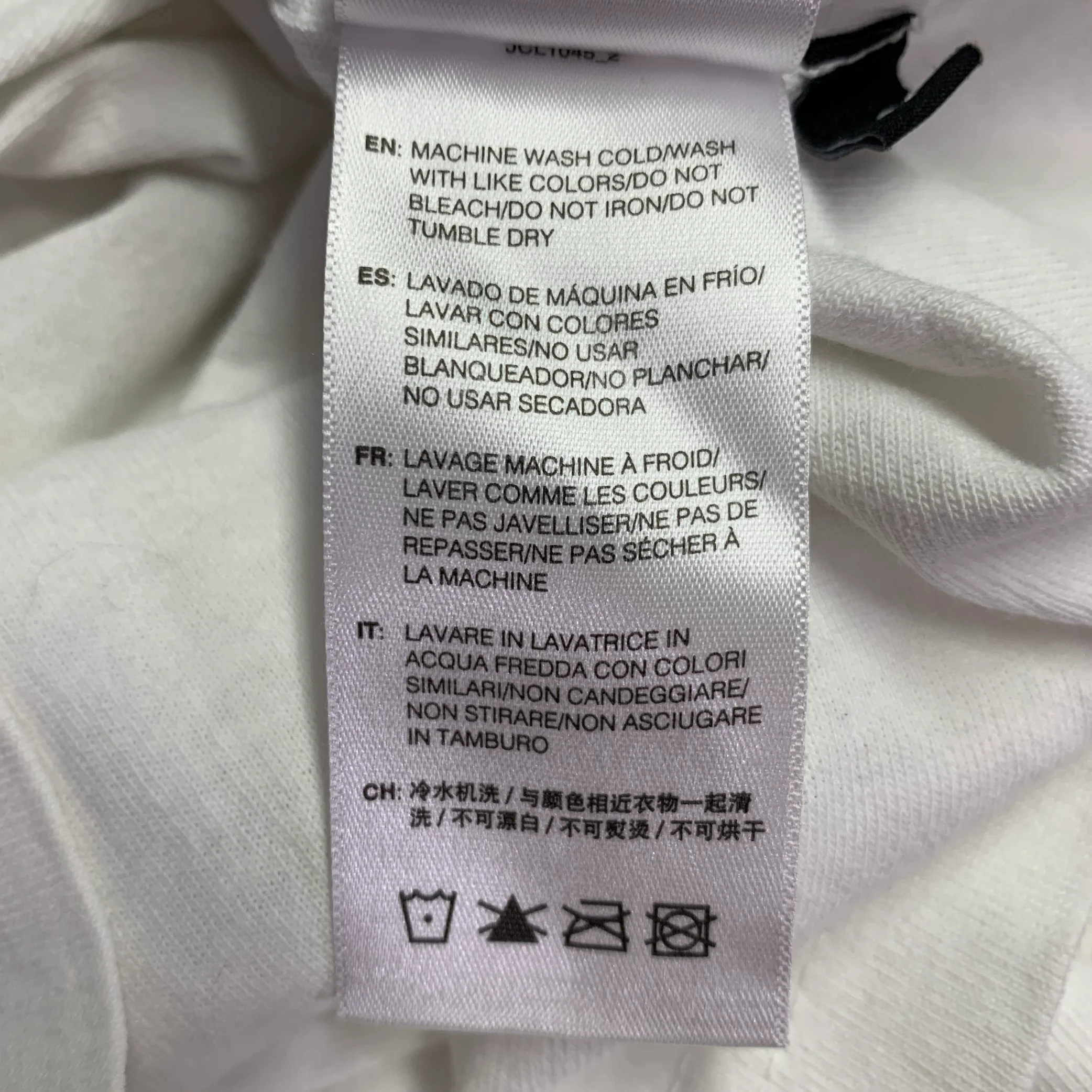 JOHN ELLIOTT Size XS White Cotton Reverse Seams T-shirt - Image 8