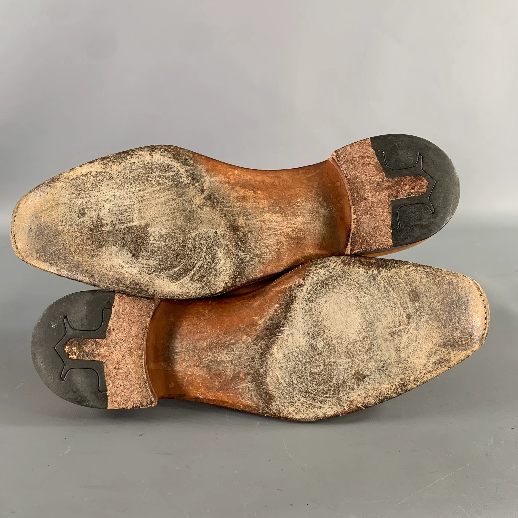 JOHN LOBB Size 9.5 Tan Leather Tassels Loafers - Image 6