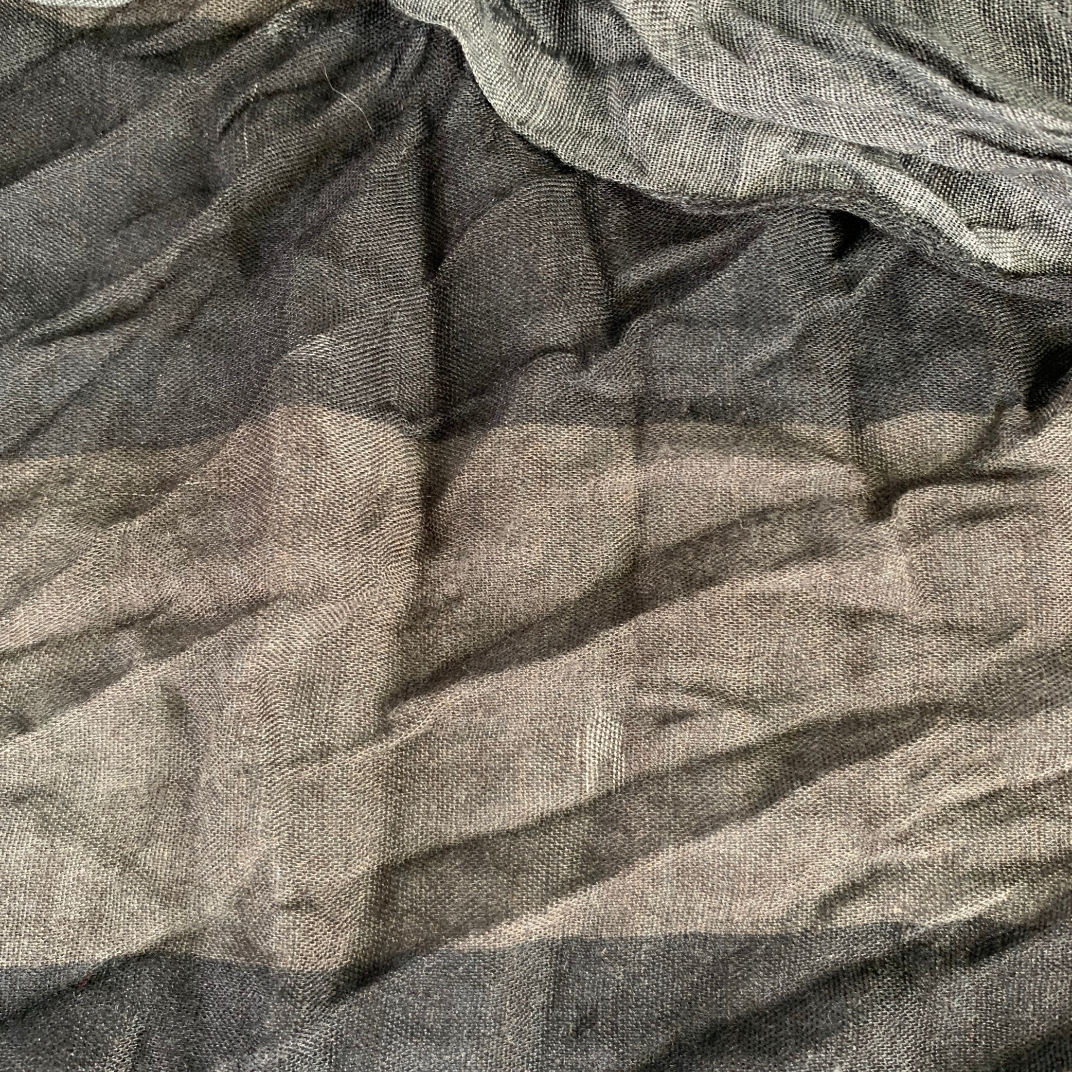JOHN VARVATOS Grey Charcoal USA Flag Scarf - Image 4
