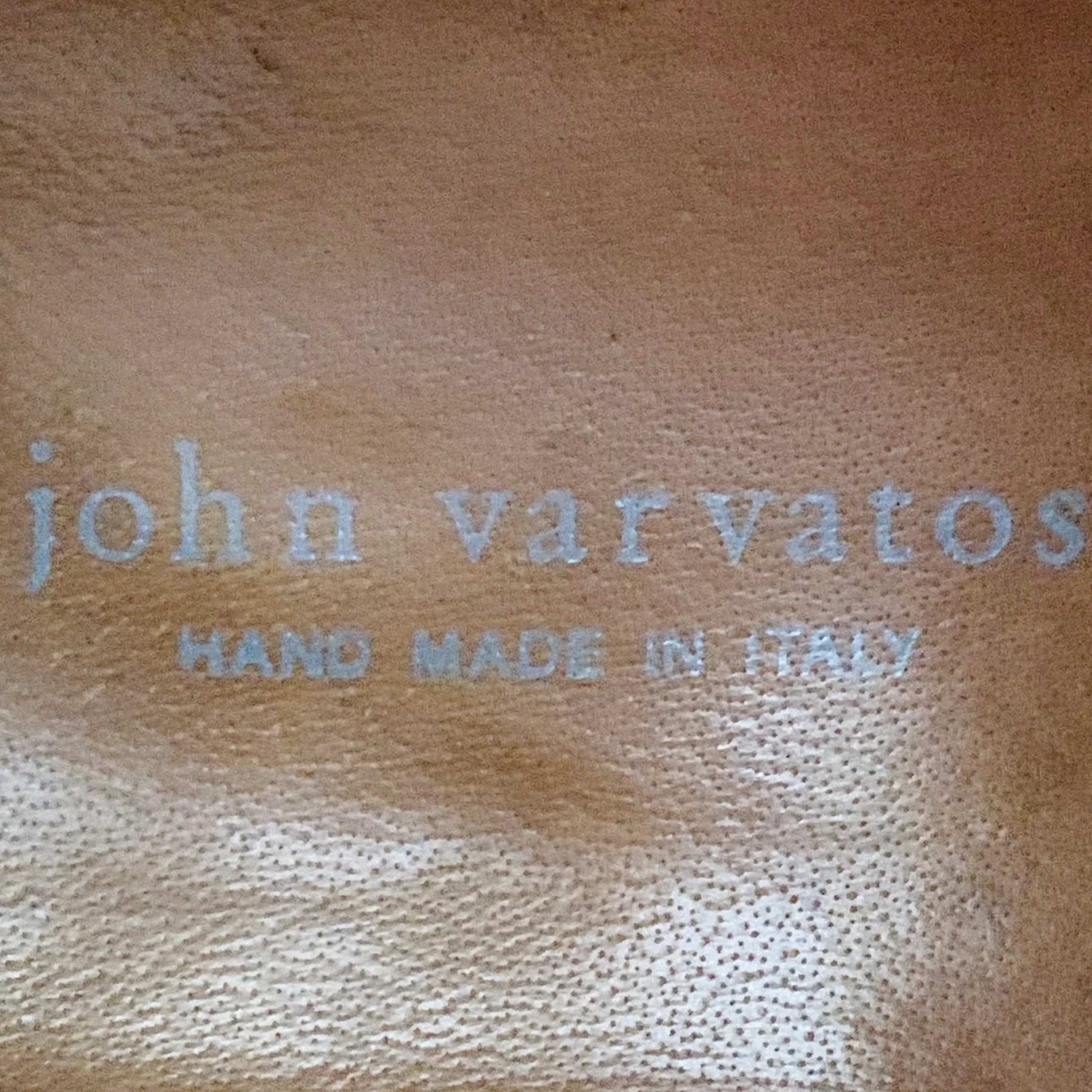 JOHN VARVATOS Size 10 Grey Canvas Cap Toe Lace-Up Ankle Boots - Image 8
