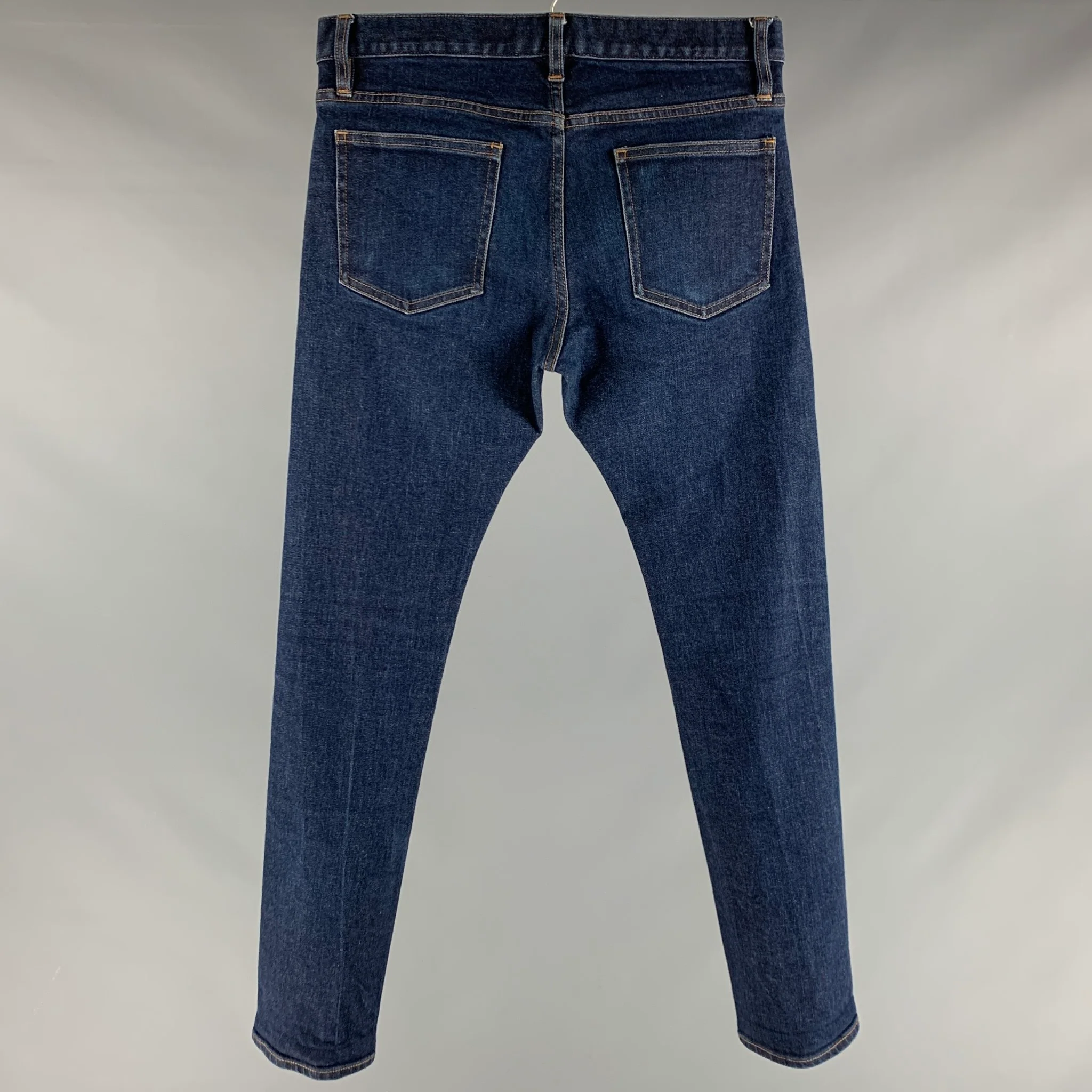 JOHN VARVATOS Size 30 Blue Cotton Elastane Jeans - Image 2