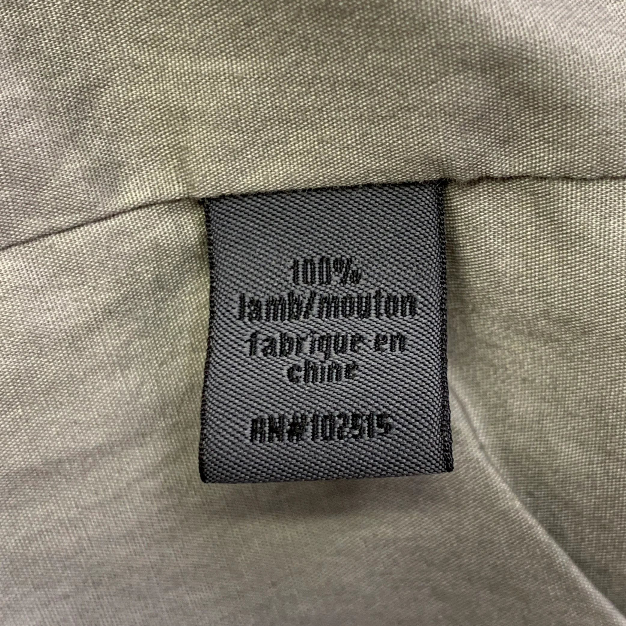JOHN VARVATOS Size L Grey Leather Zip Up Moto Racer Jacket - Image 16