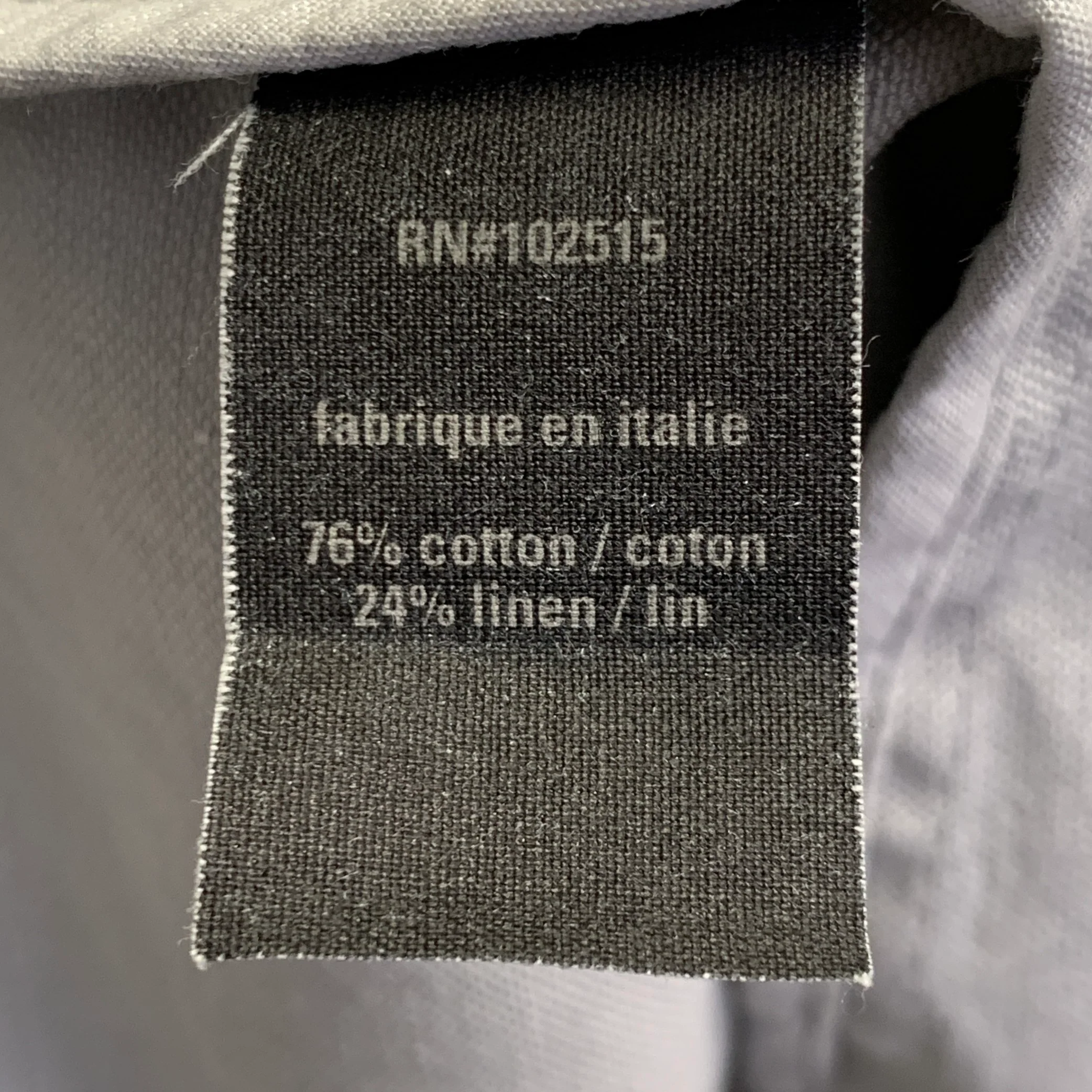 JOHN VARVATOS Size M Grey Cotton Linen Notch Lapel Sport Coat - Image 12