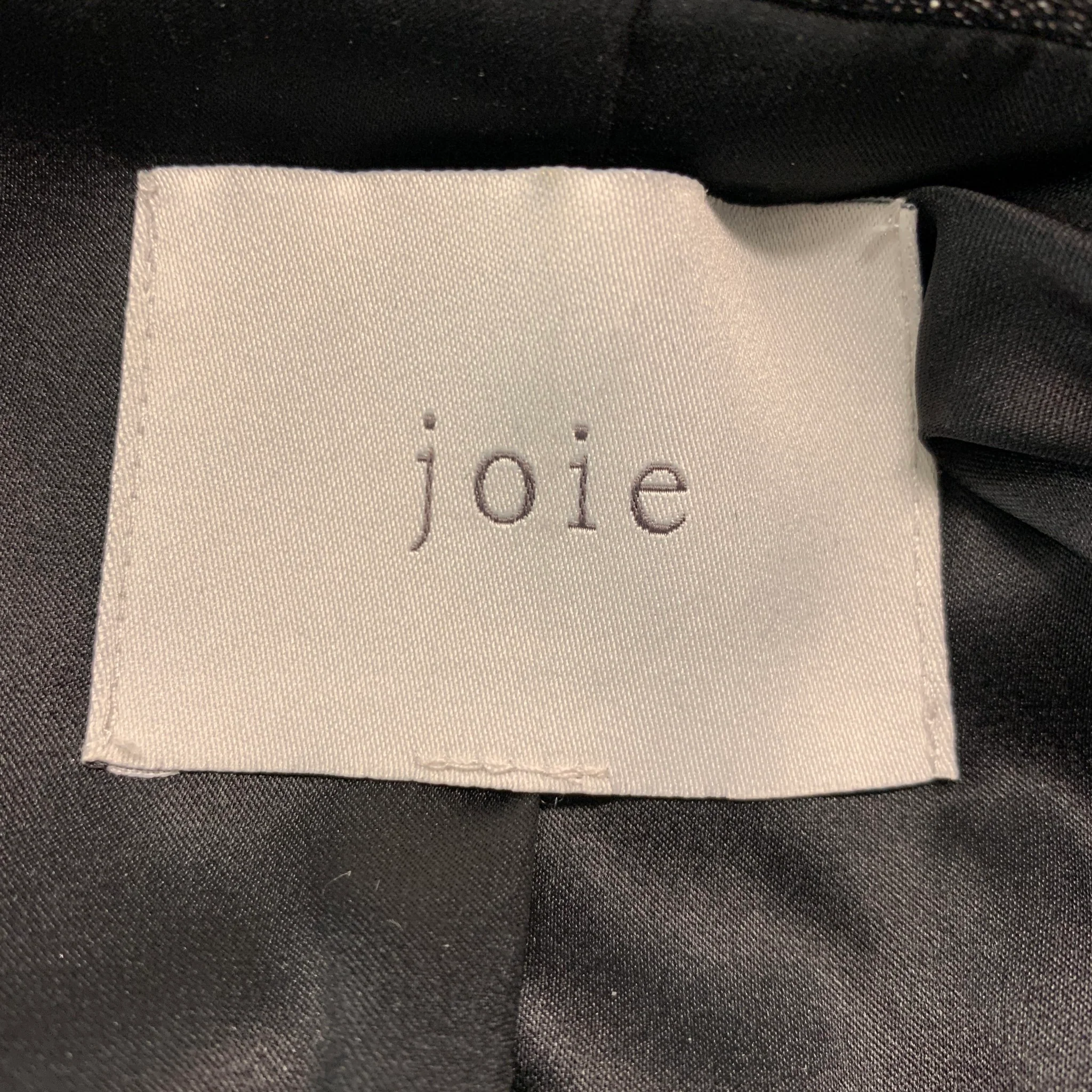 JOIE Size M Silver Polyester Blend Metallic Jacket - Image 5