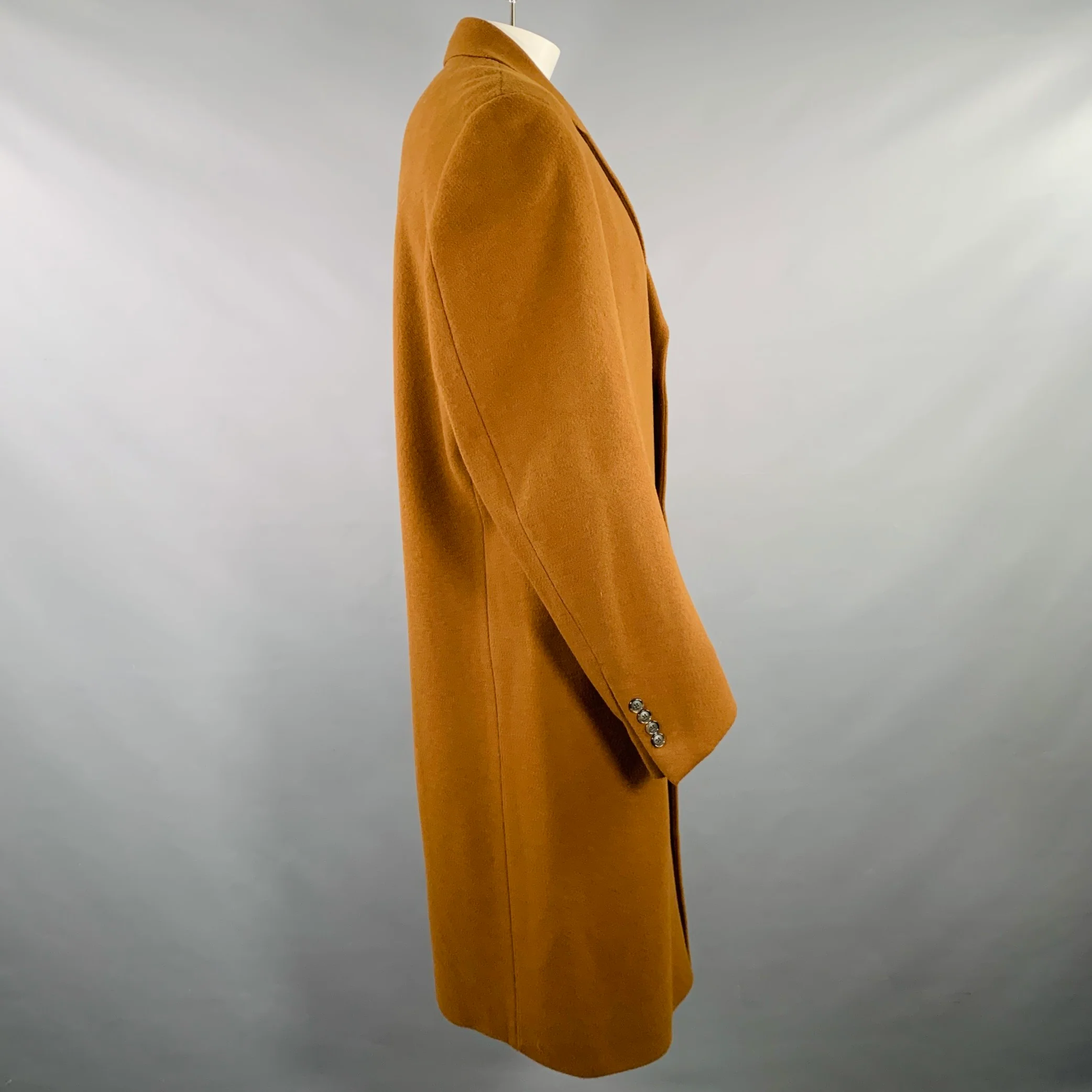 JoS. A. BANK Size 42 Brown Wool Single Breasted Coat - Image 2