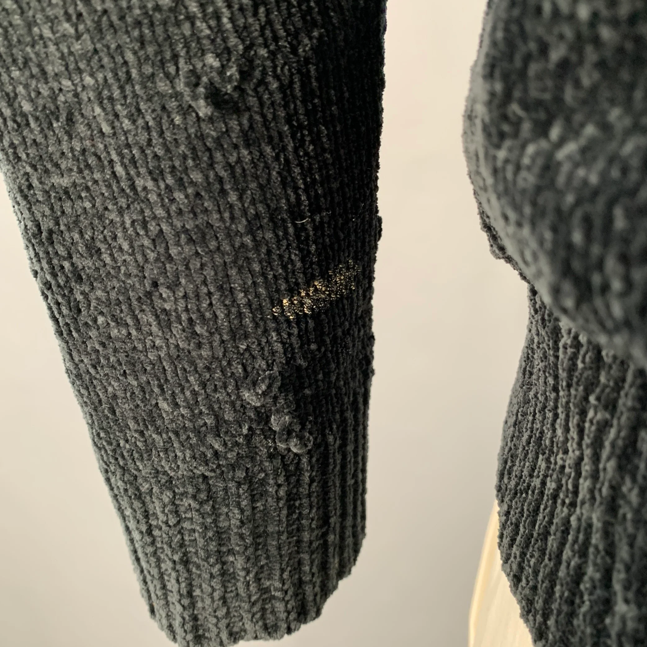 JUNYA WATANABE Size L Black Brown Chenille Knit Cardigan - Image 4