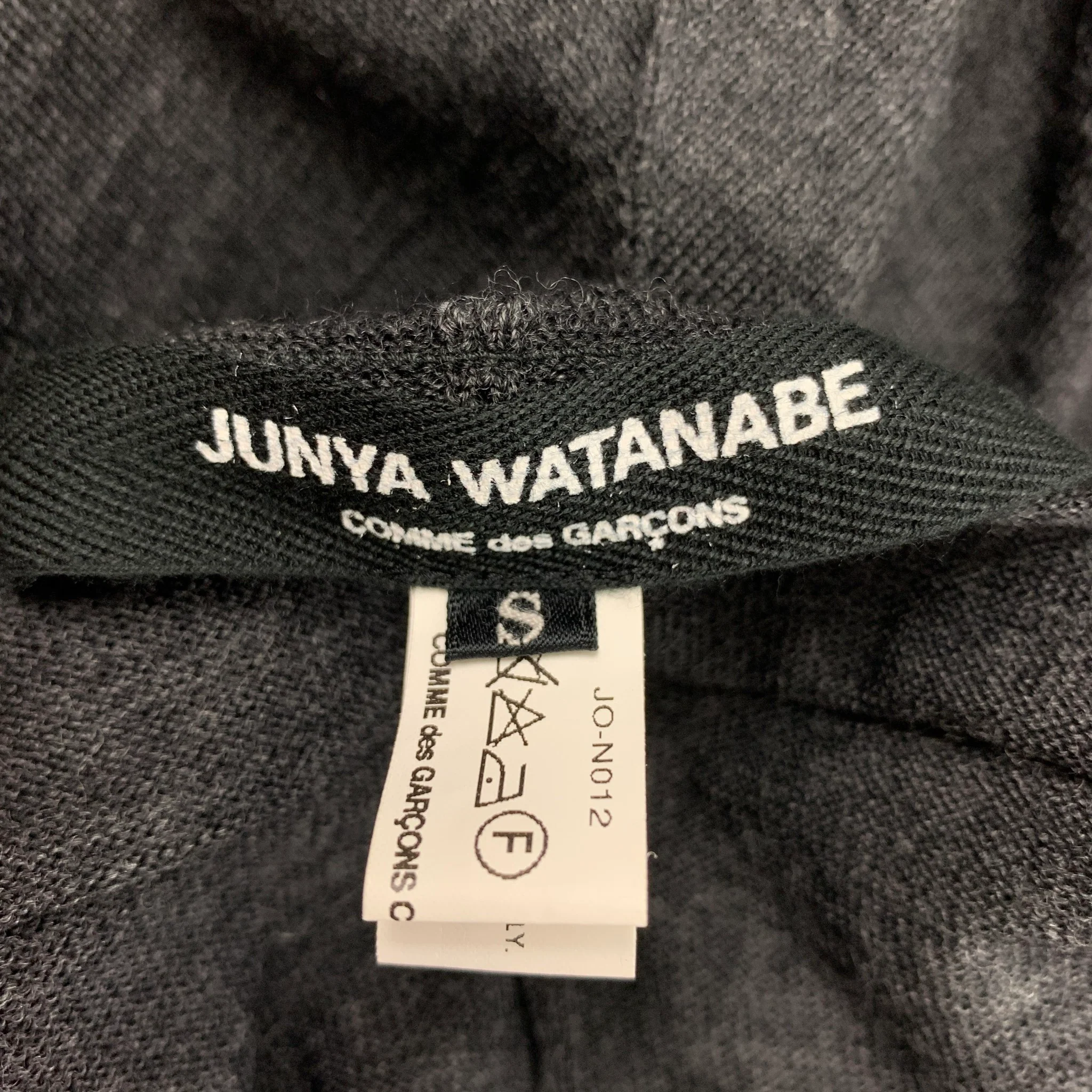 JUNYA WATANABE Size S Grey Wool Heather Long Sleeve Cardigan - Image 6