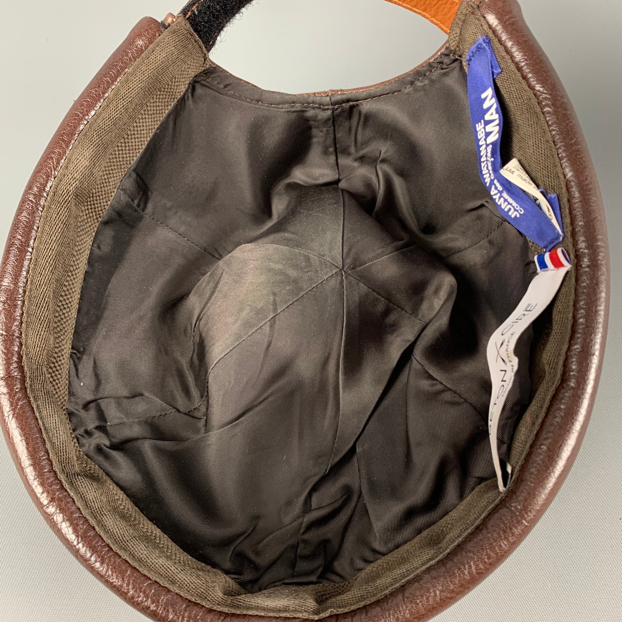 JUNYA WATANABE x Beton Cire Size OS Brown Leather Cap - Image 5