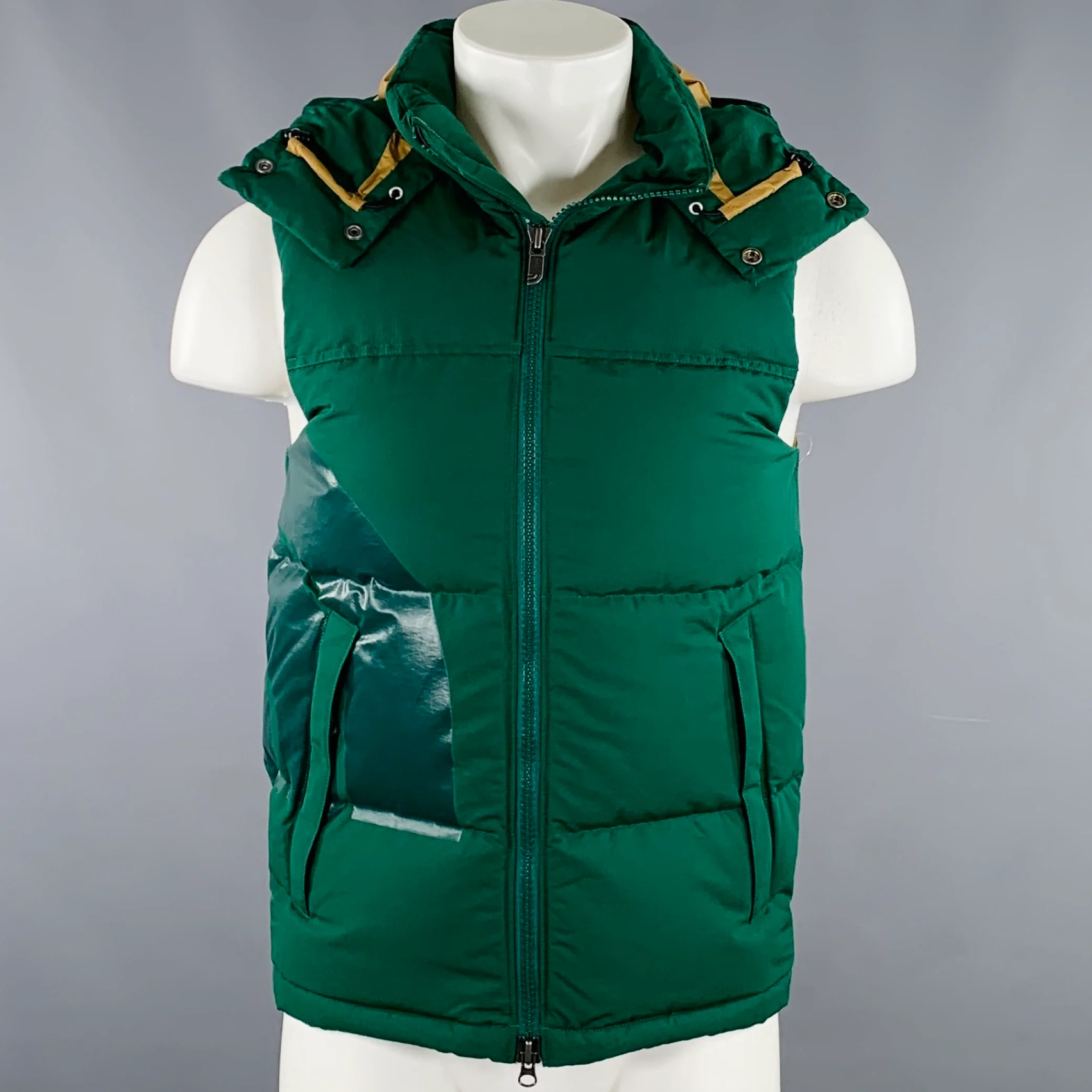 JUNYA WATANABE x THE NORTH FACE Size XS Green Quilted Cotton Nylon Vest