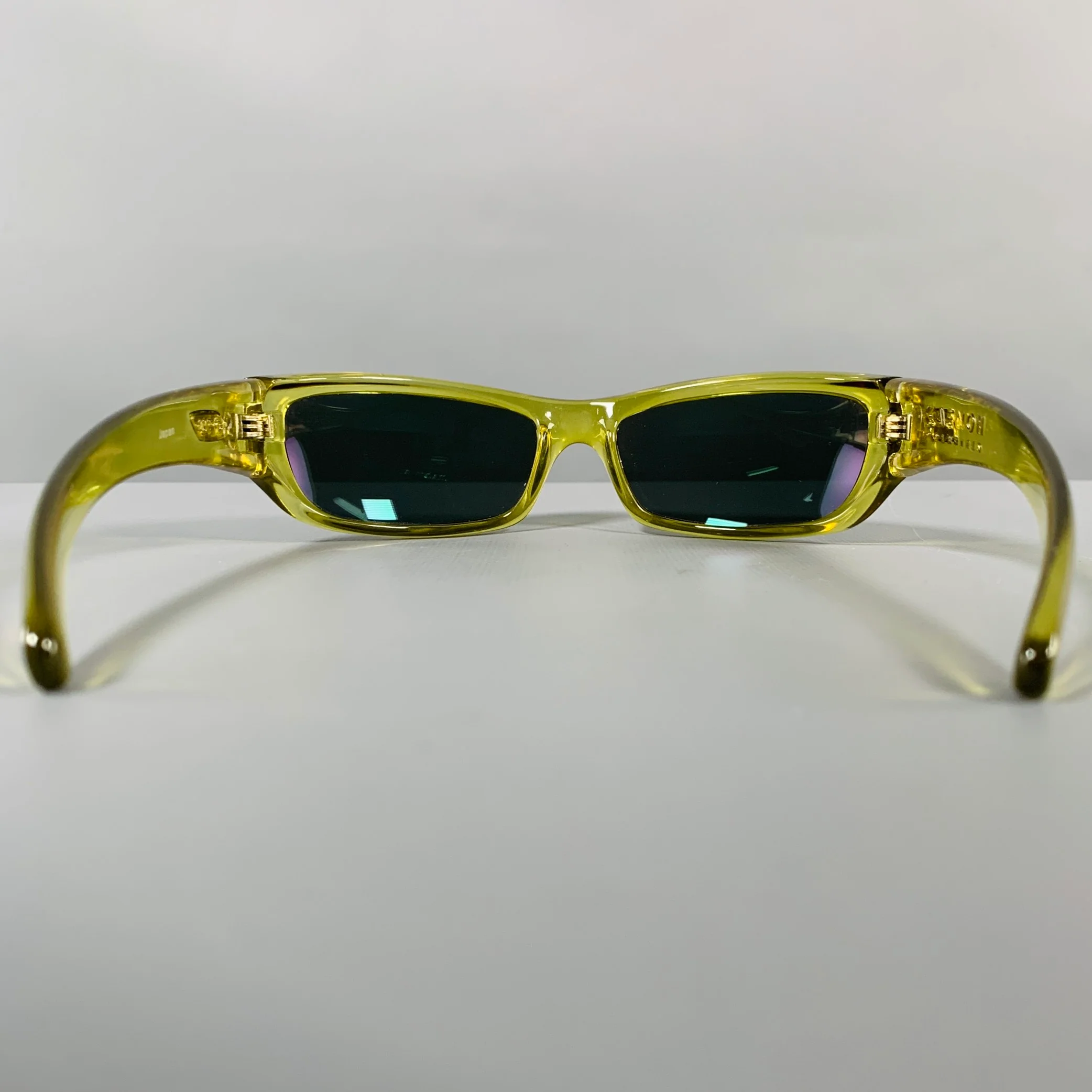 KAENON Green Acetate Wrap Around Sunglasses - Image 3