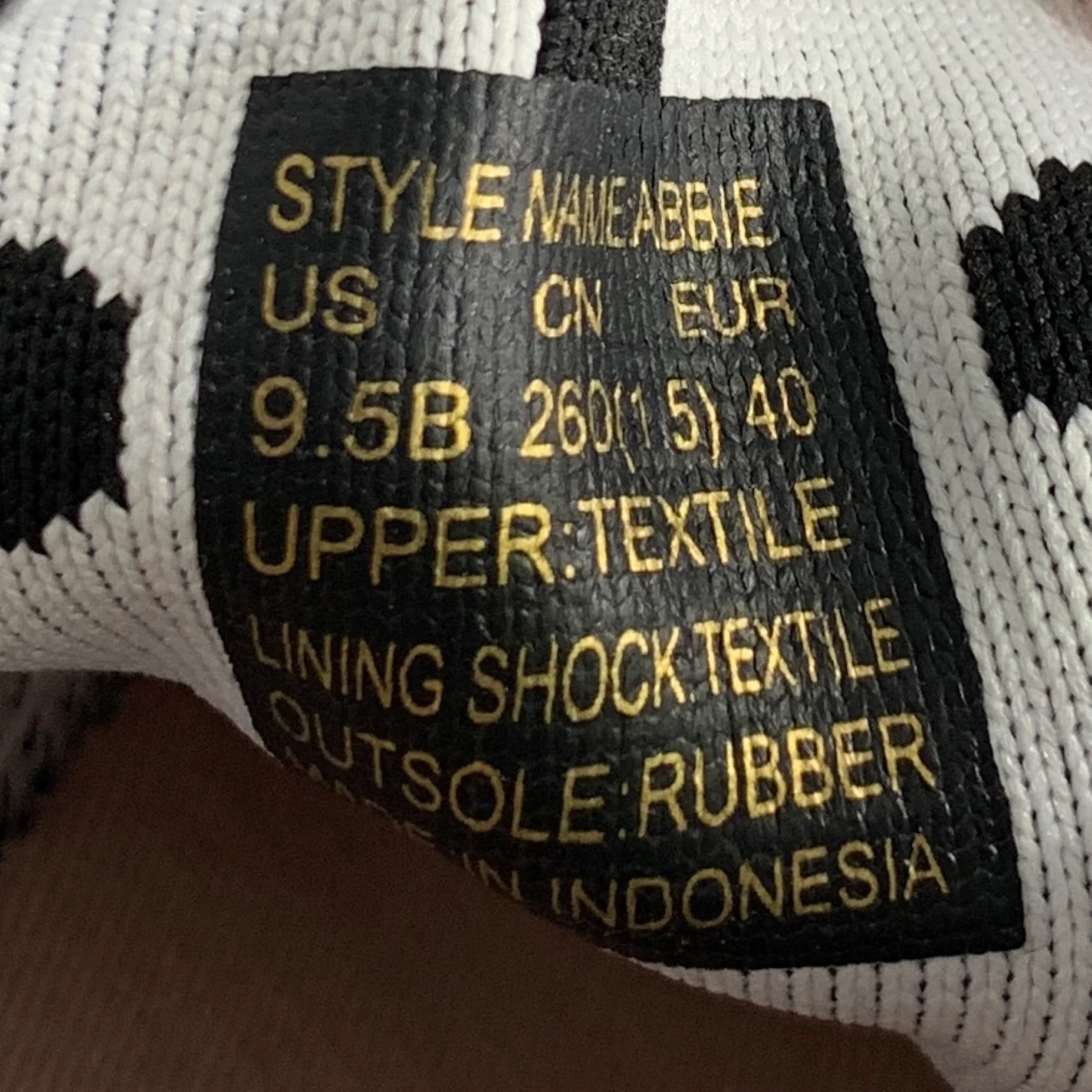 KATE SPADE Size 9.5 Black White Nylon Polka Dot Scallop Trim Sneakers - Image 7