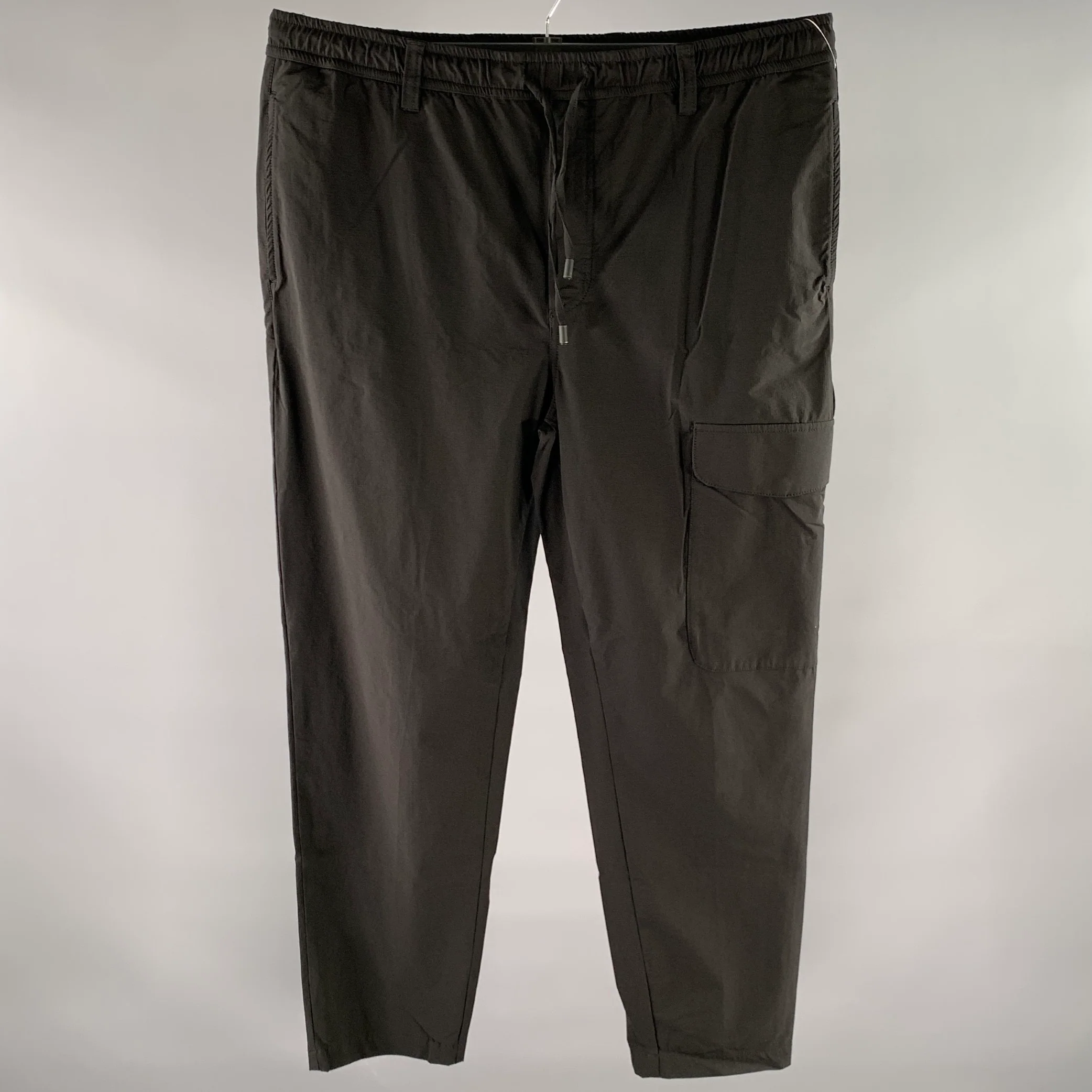 KESTIN Size L Black Nylon Elastane Cargo Pants