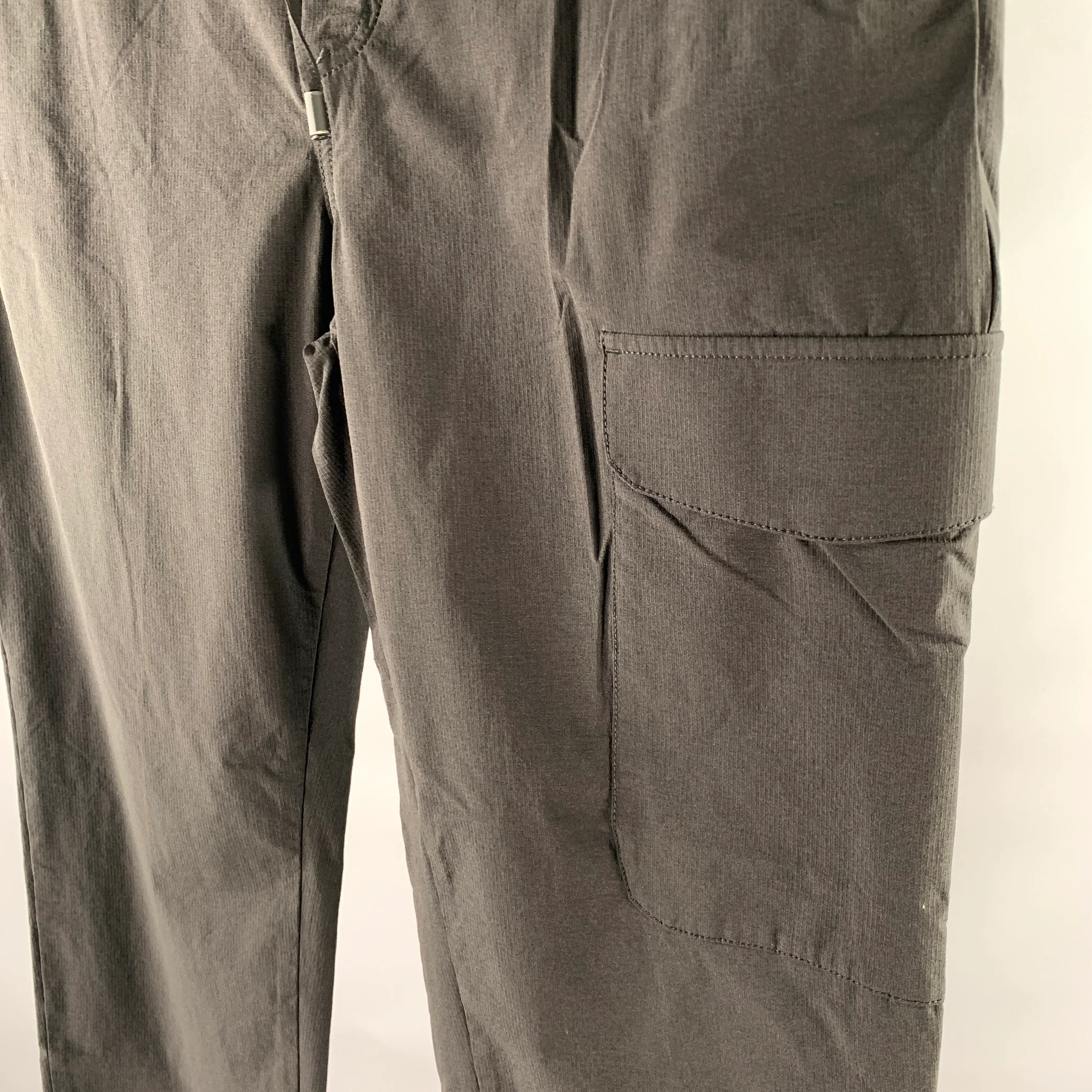 KESTIN Size L Black Nylon Elastane Cargo Pants - Image 2