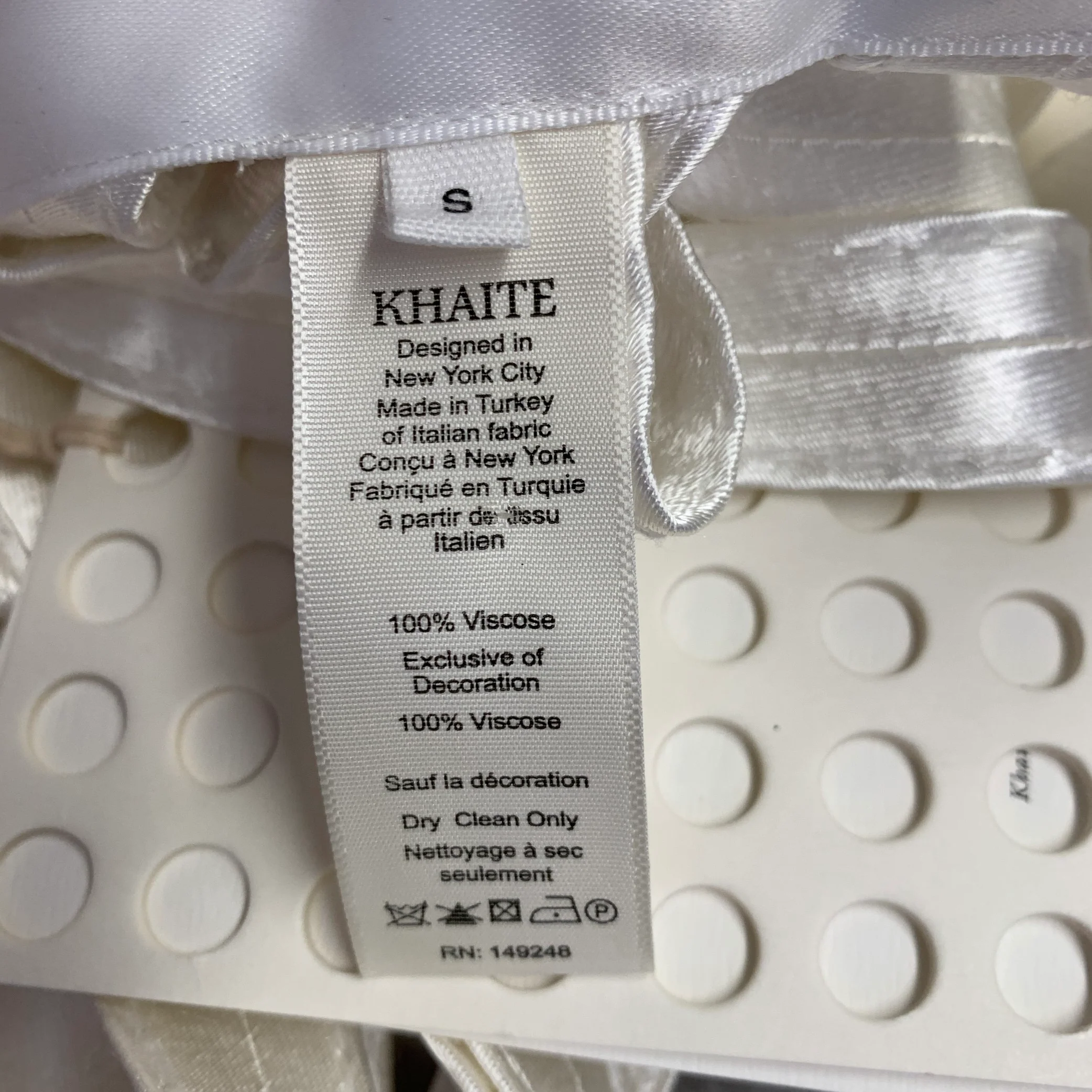 KHAITE Size S Sukey Beige Viscose Straps Harness Dress Top - Image 6