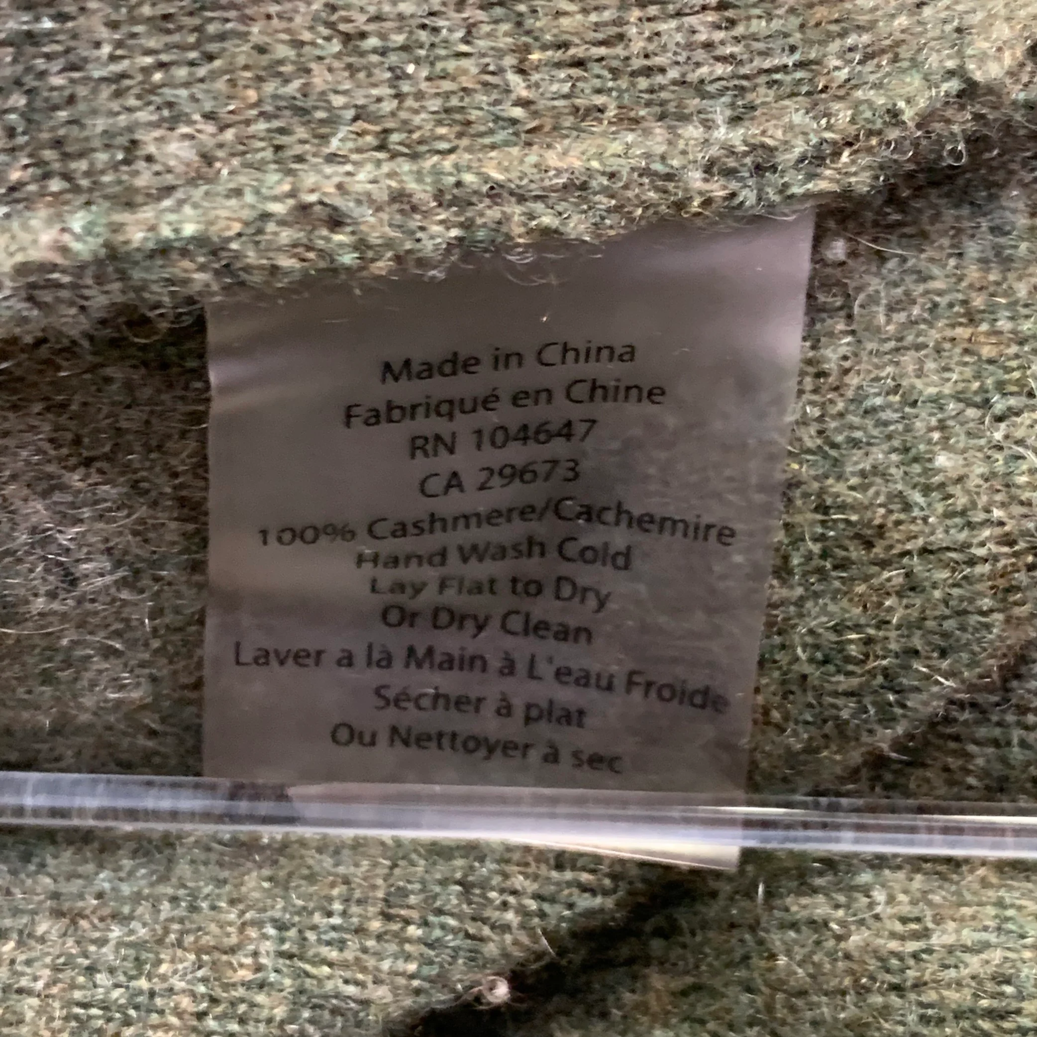KINROSS Size L Green Olive Cashmere Shirt Jacket Cardigan - Image 6
