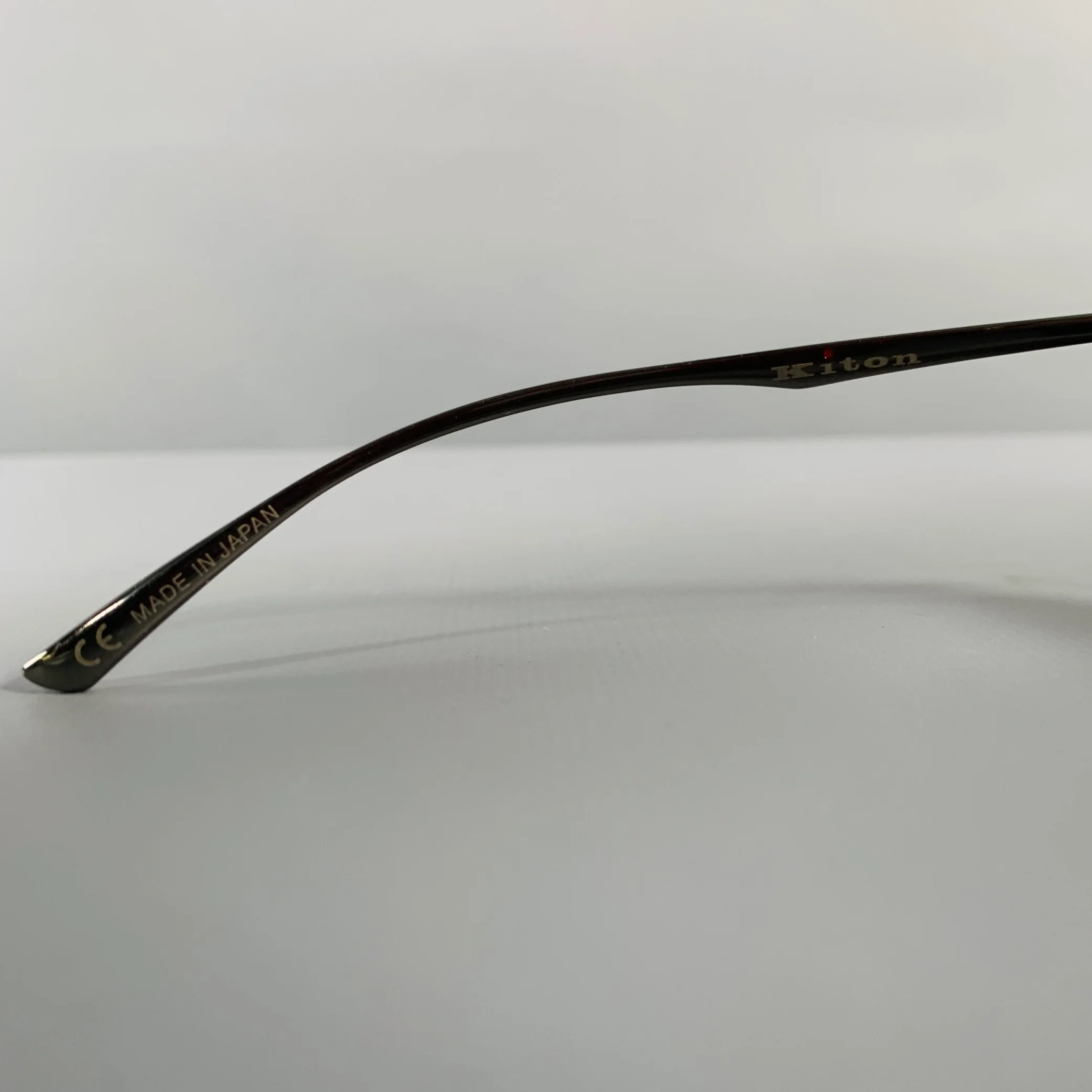KITON -Ischia- Brown Silver Titanium Sunglasses - Image 5