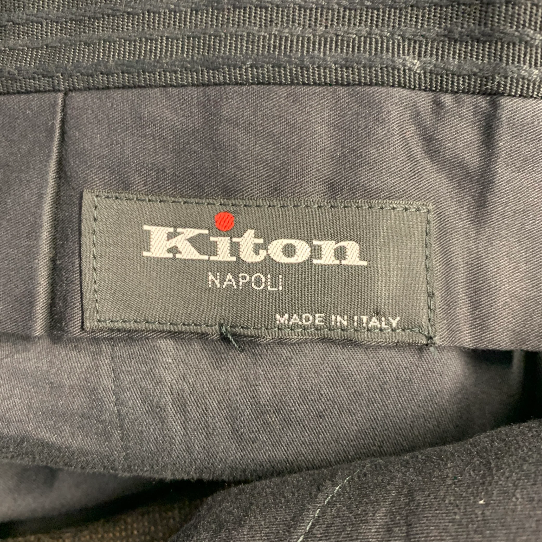 KITON Size 36 Brown Heather Wool Cashmere Flat Front Dress Pants - Image 3