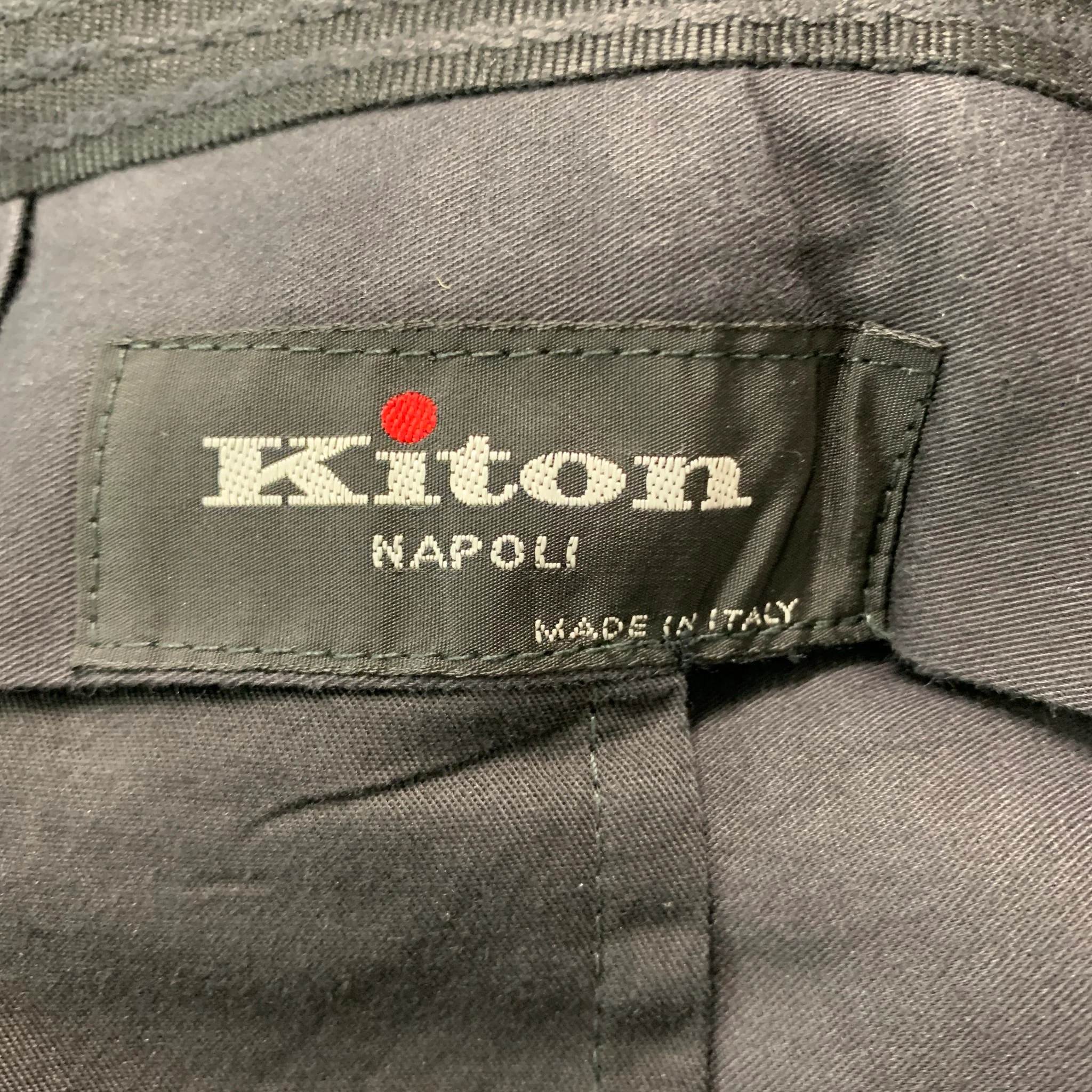 KITON for WILES BASHFORD Size 40 Grey Cashmere Notch Lapel Suit - Image 11