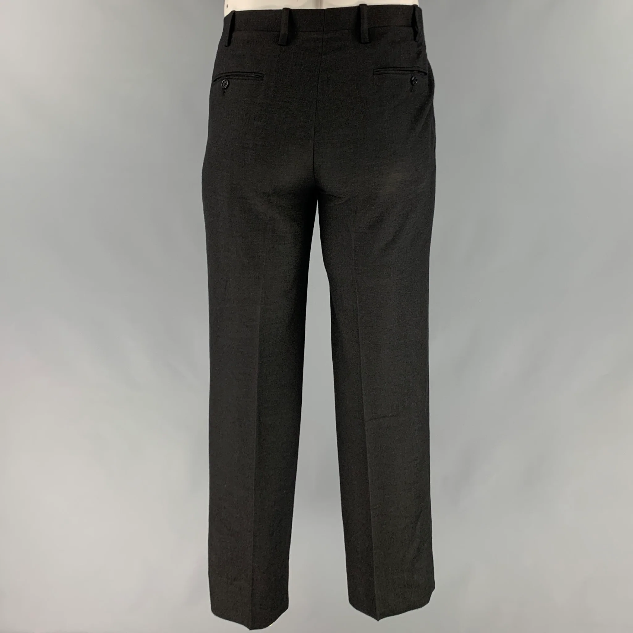 KITON for WILES BASHFORD Size 40 Grey Cashmere Notch Lapel Suit - Image 5