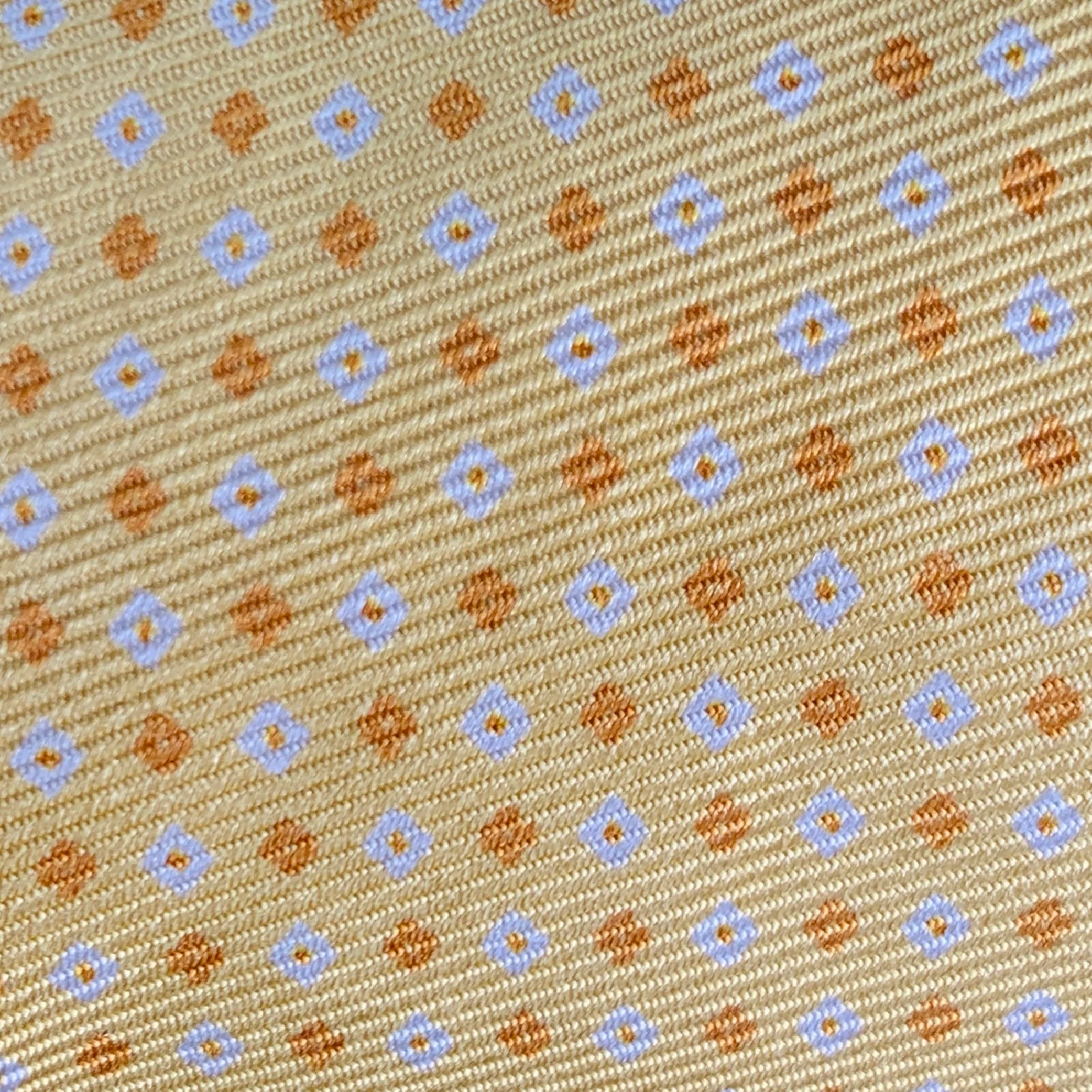 KITON Yellow Orange Floral Tie - Image 2