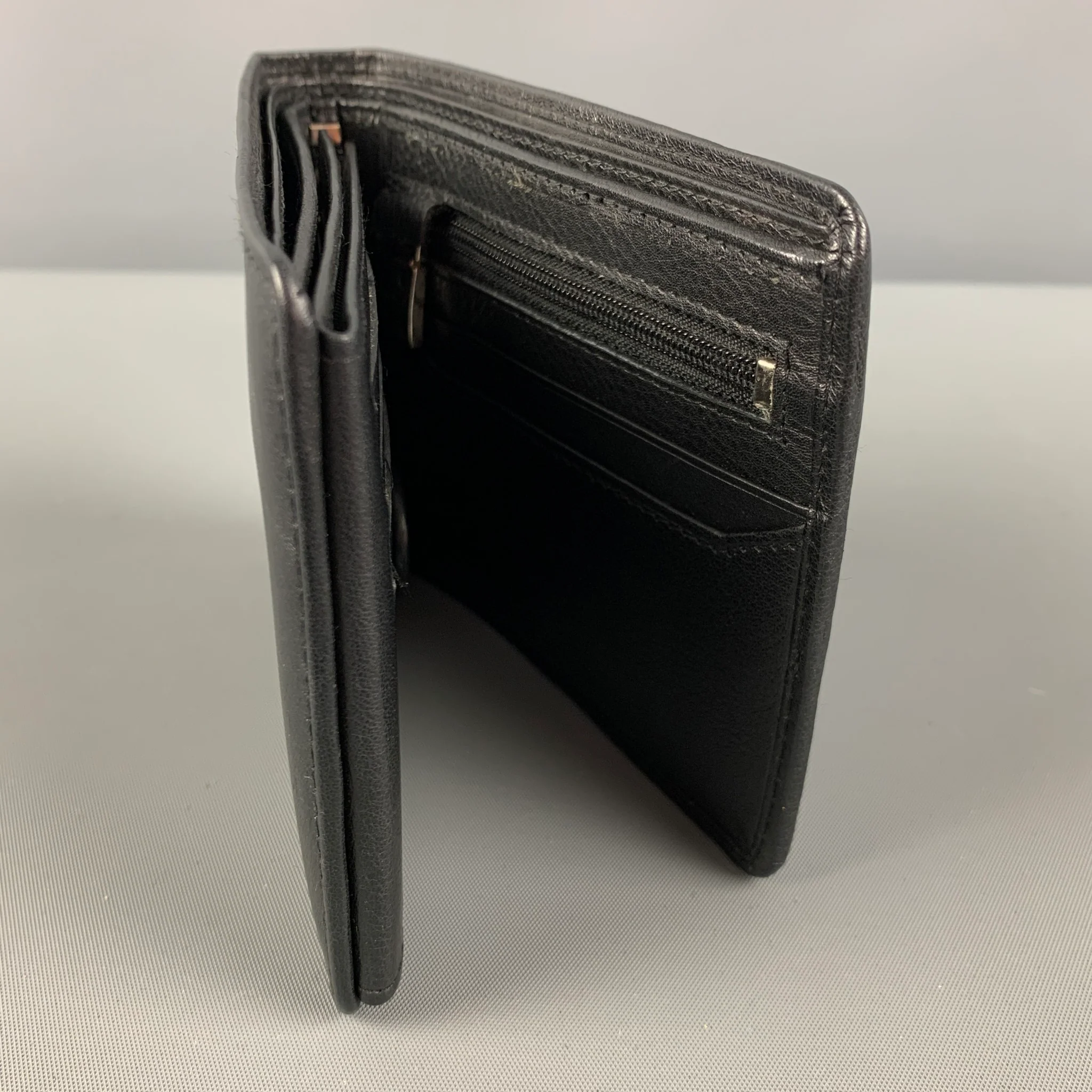 LA BAGAGERIE Black Leather Wallet - Image 2